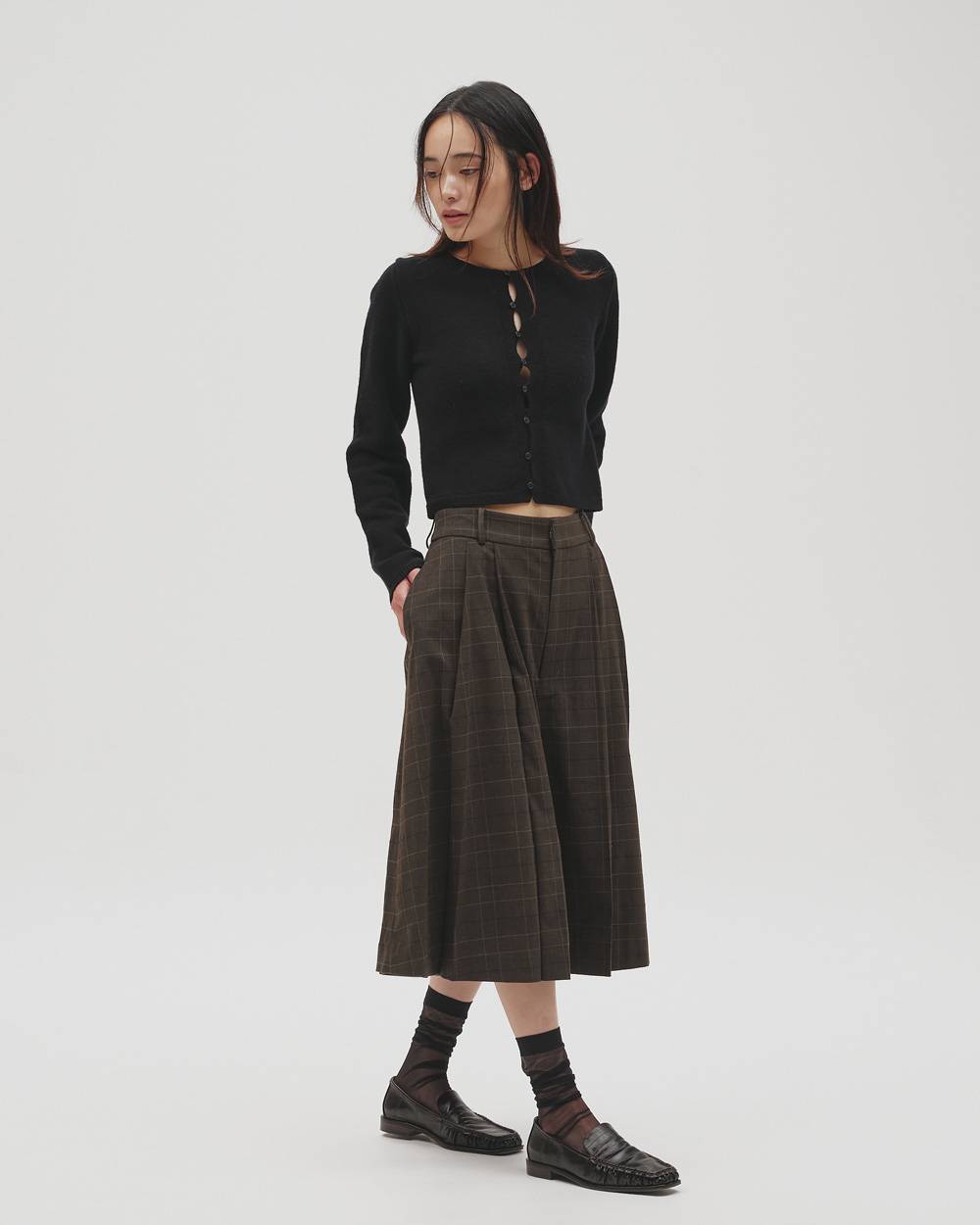 Cashmere Compact Cardigan Cashmere Compact Cardigan,カシミヤコンパクトカーディガン,12620513,カシミヤ,ニットカーディガン,カーディガン,コンパクトカーディガン,ニットトップ,todayful,トゥデイフル,lifes,吉田怜香,26aw