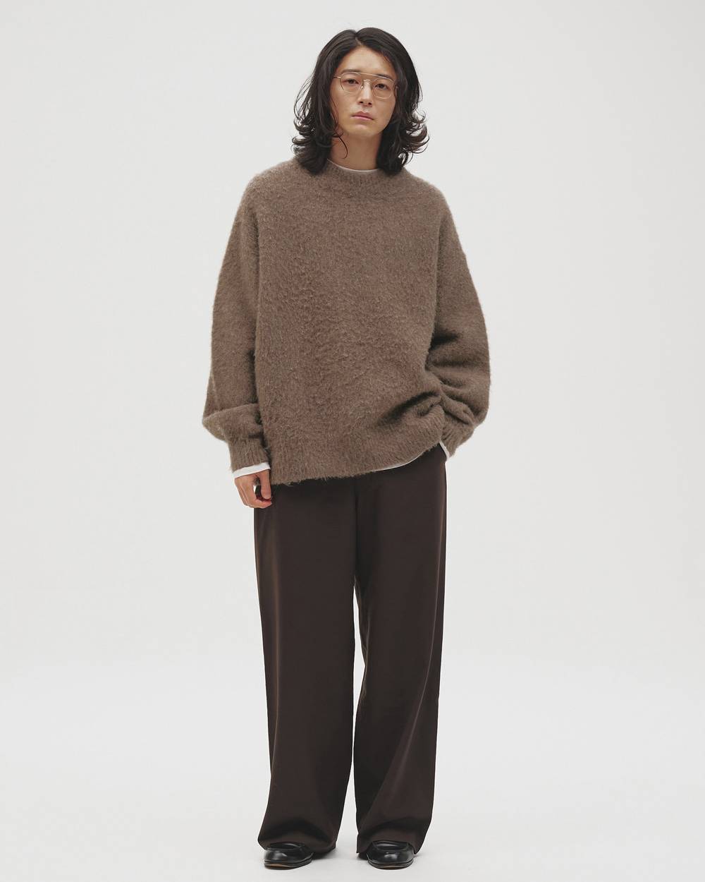 Brashed Over Knit Brashed Over Knit,ブラッシュドオーバーニット,12620519,ブラッシュドニット,オーバーニット,ニット,セーター,todayful,トゥデイフル,lifes,吉田怜香,26aw