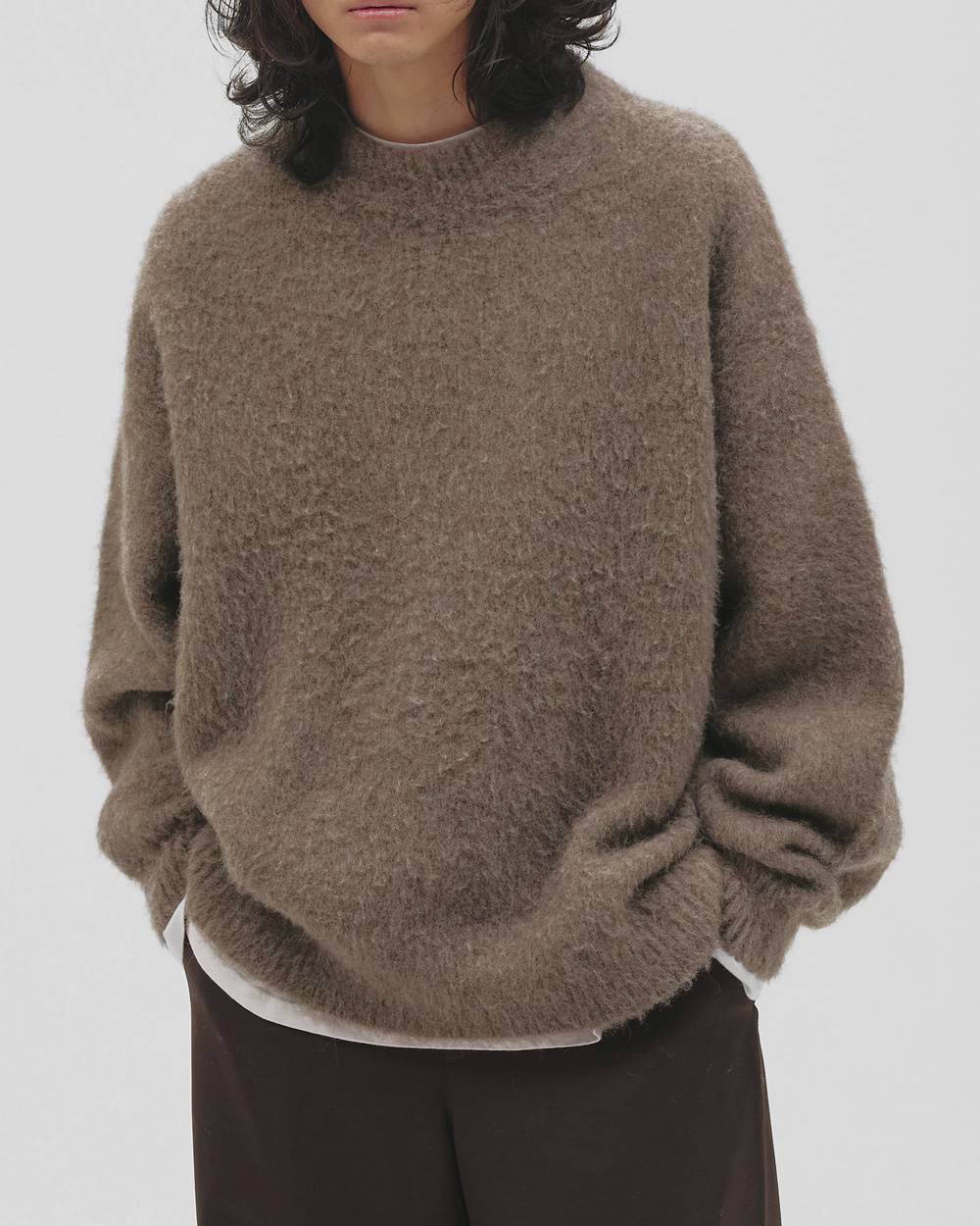 Brashed Over Knit Brashed Over Knit,ブラッシュドオーバーニット,12620519,ブラッシュドニット,オーバーニット,ニット,セーター,todayful,トゥデイフル,lifes,吉田怜香,26aw