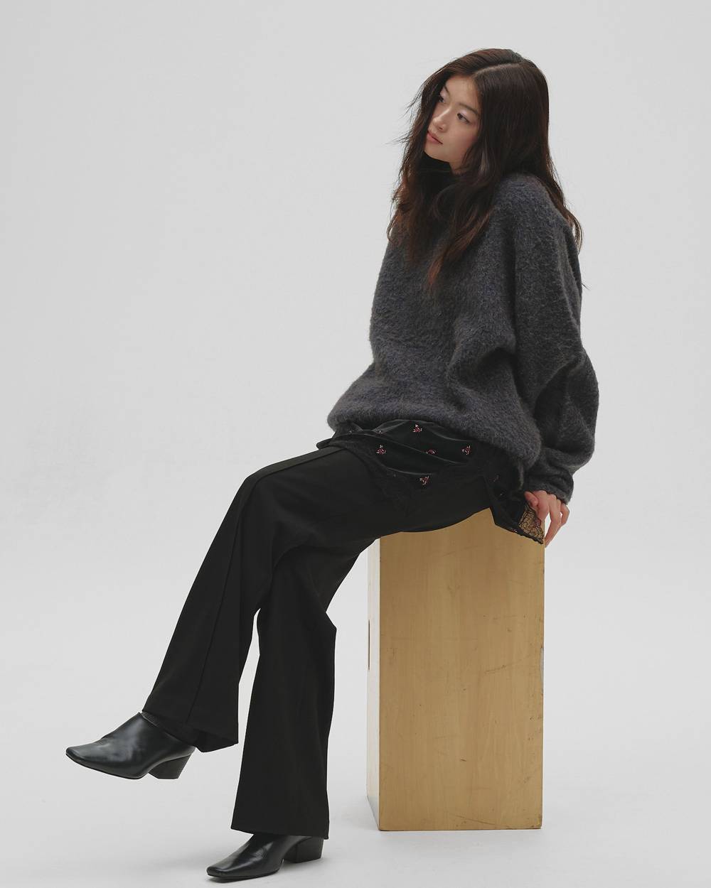 Brashed Over Knit Brashed Over Knit,ブラッシュドオーバーニット,12620519,ブラッシュドニット,オーバーニット,ニット,セーター,todayful,トゥデイフル,lifes,吉田怜香,26aw