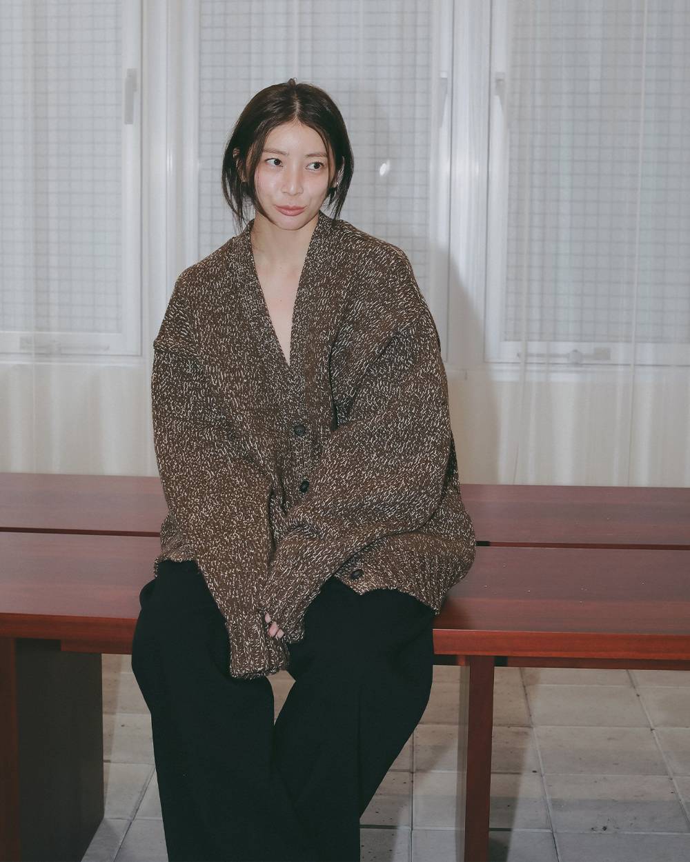 Boyfriend Knit Cardigan Boyfriend Knit Cardigan,ボーイフレンドニットカーディガン,12620530,ボーイフレンドカーディガン,ニットカーディガン,カーディガン,トップス,todayful,トゥデイフル,lifes,吉田怜香,26aw