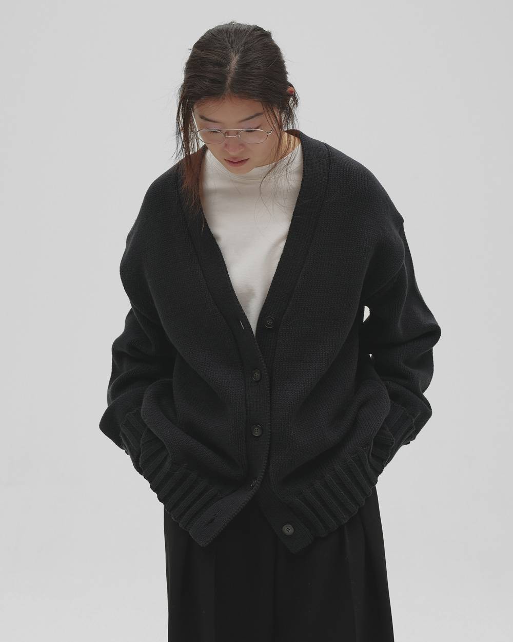 Boyfriend Knit Cardigan Boyfriend Knit Cardigan,ボーイフレンドニットカーディガン,12620530,ボーイフレンドカーディガン,ニットカーディガン,カーディガン,トップス,todayful,トゥデイフル,lifes,吉田怜香,26aw