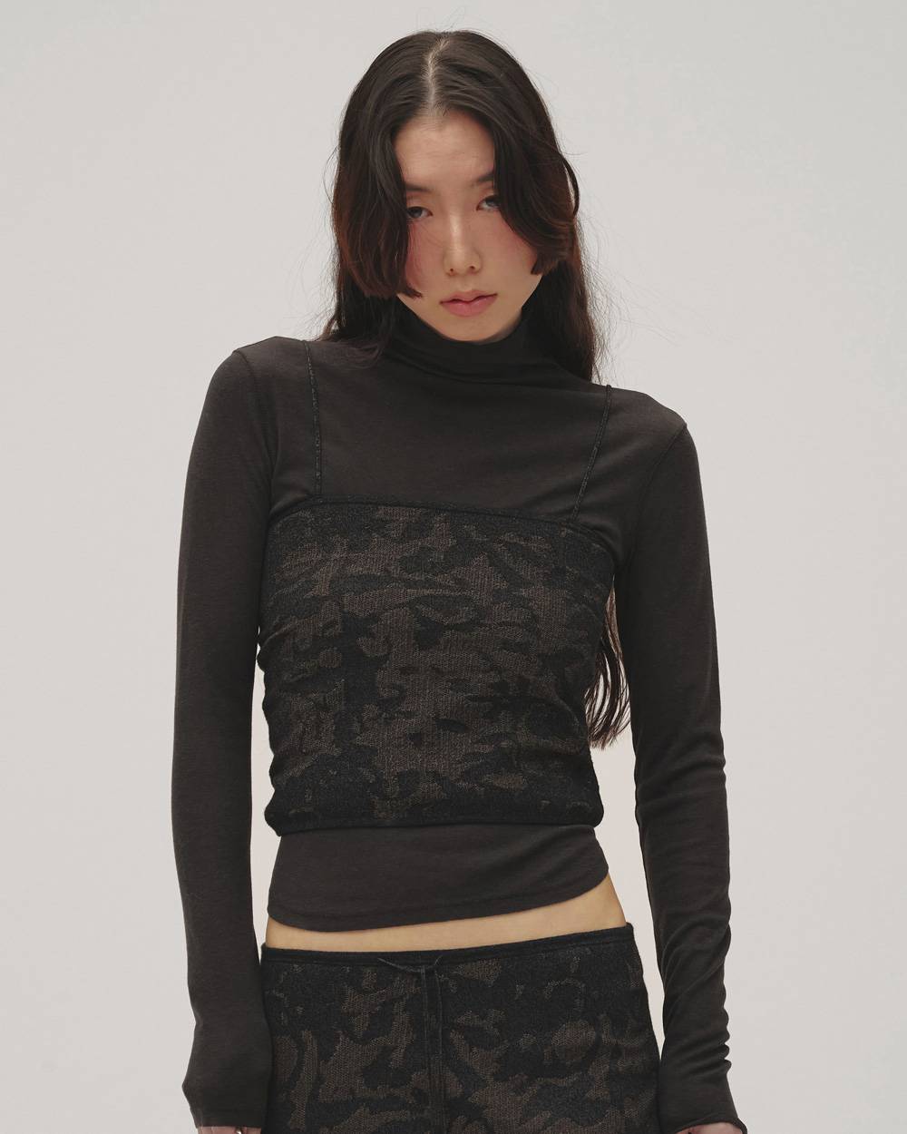 Soft Fraise Turtleneck Tops Soft Fraise Turtleneck Tops,ソフトフリースタートルネックトップス,12620602,ソフトフレイス,タートルネックトップス,インナー,カットソー,todayful,トゥデイフル,lifes,吉田怜香,26aw