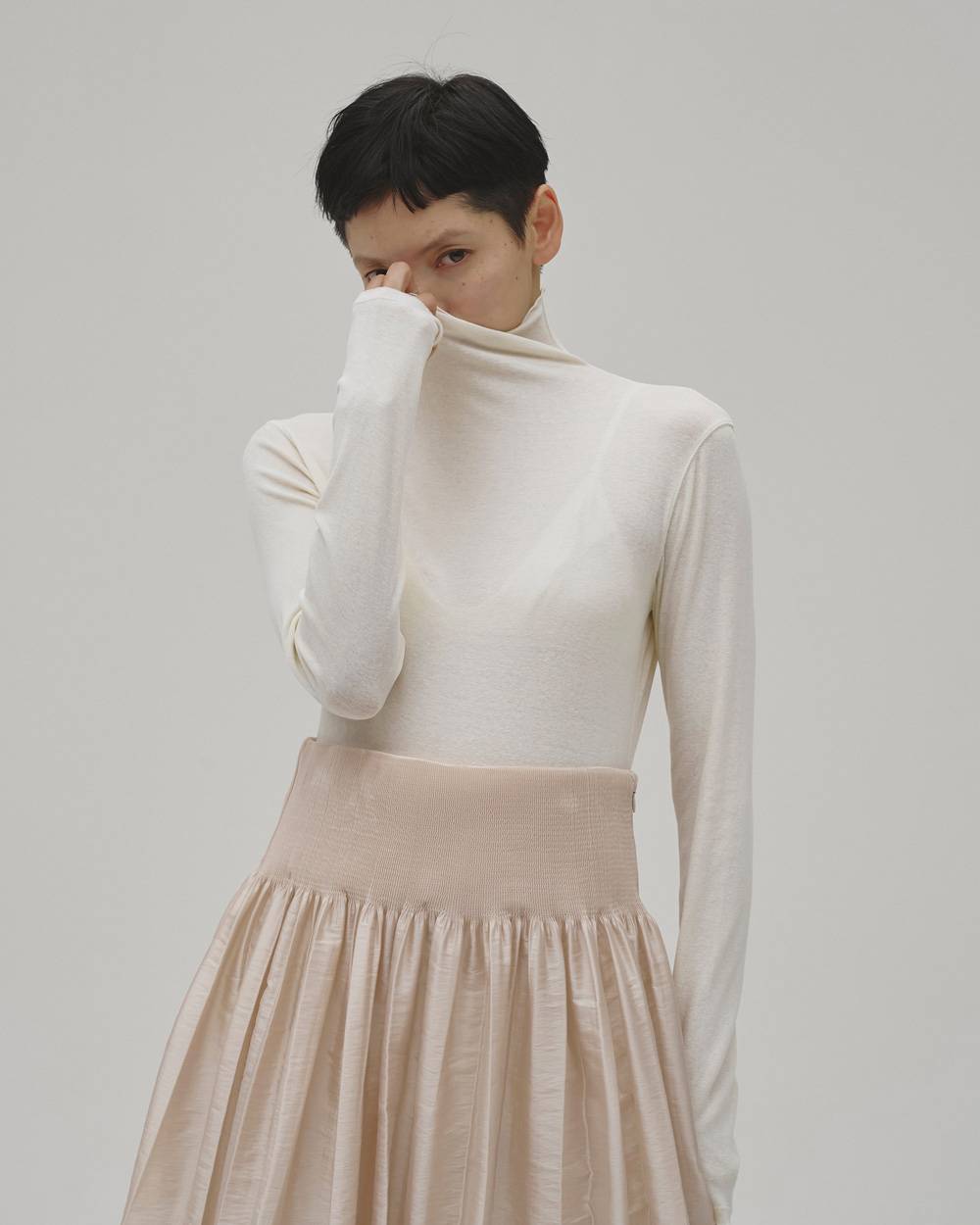 Soft Fraise Turtleneck Tops Soft Fraise Turtleneck Tops,ソフトフリースタートルネックトップス,12620602,ソフトフレイス,タートルネックトップス,インナー,カットソー,todayful,トゥデイフル,lifes,吉田怜香,26aw