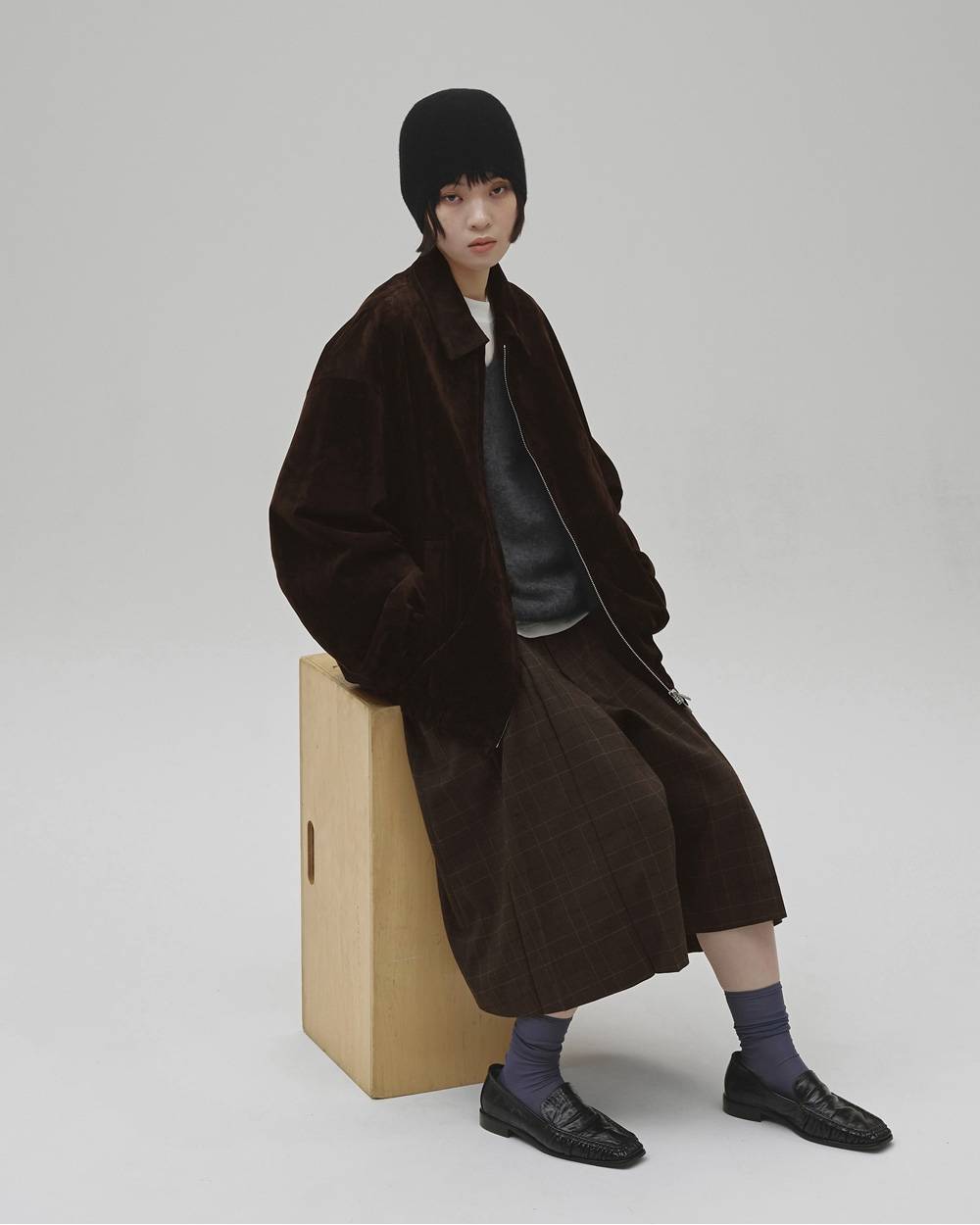 Pleats Bermuda Pants Pleats Bermuda Pants,プリーツバミューダパンツ,12620707,プリーツパンツ,バミューダパンツ,チェックパンツ,ハーフパンツ,ワイドパンツ,ボトムス,todayful,トゥデイフル,lifes,吉田怜香,26aw