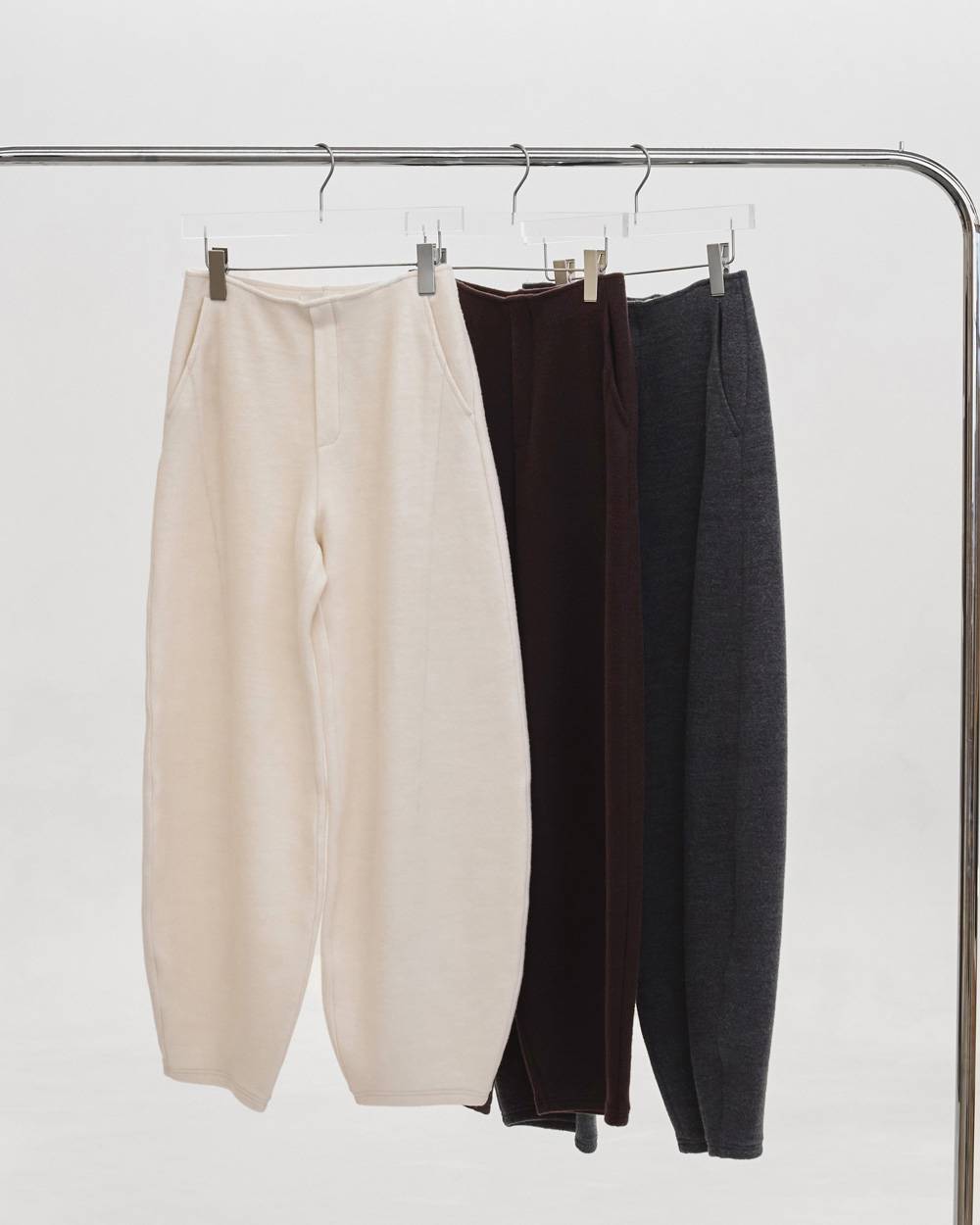 Wooljersey Cocoon Pants Wooljersey Cocoon Pants,ウールジャージーコクーンパンツ,12620722,セットアップ,ウールコクーンパンツ,コクーンパンツ,パンツ,ボトムス,ウールパンツ,todayful,トゥデイフル,lifes,ライフズ,26aw,スタジオドー,StudioDoe,台湾ブランド,コラボ商品,コラボレーションアイテム,限定商品