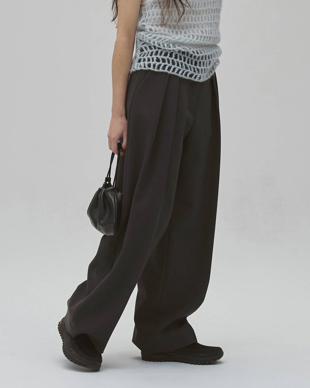 Bonding Wide Trousers Bonding Wide Trousers,ボンディングワイドトラウザー,12620723,パンツ,ボトムス,ボンディングパンツ,トラウザー,todayful,トゥデイフル,lifes,吉田怜香,26aw