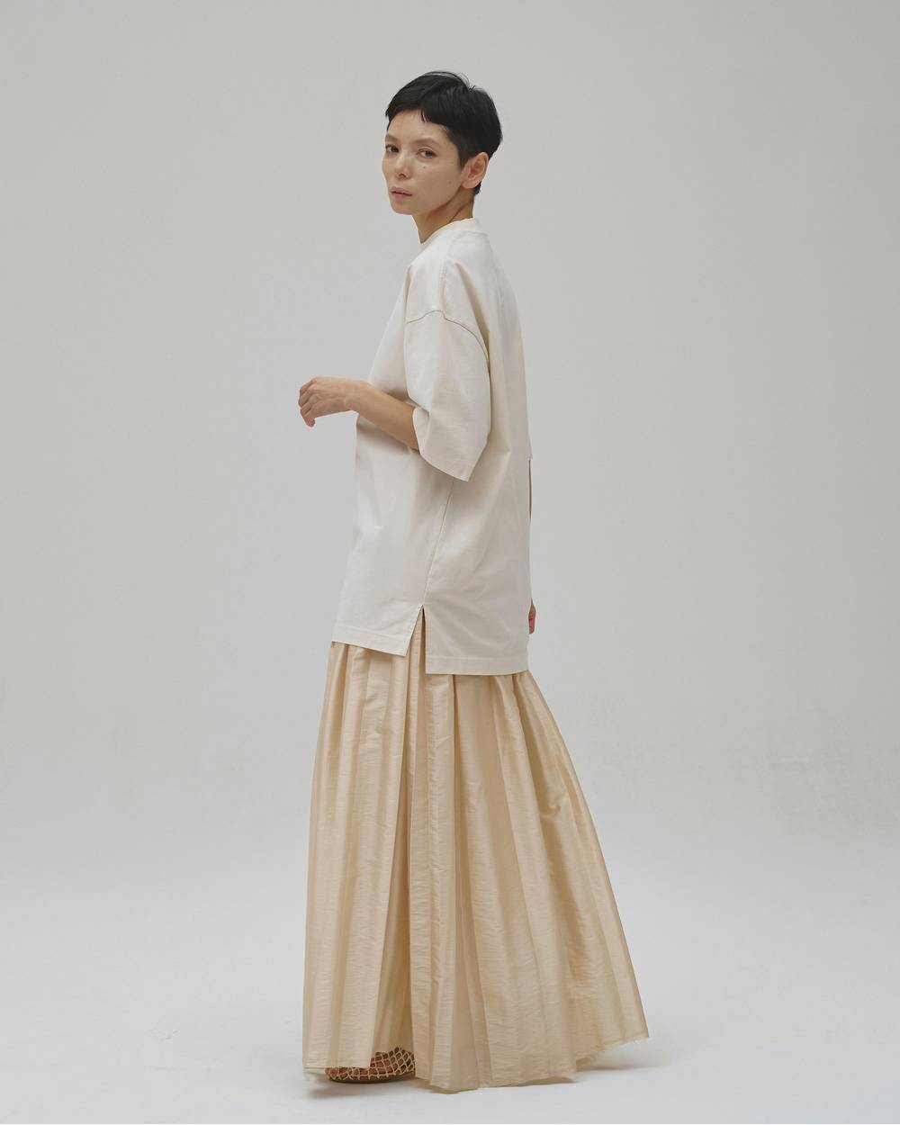 Silky Waist Shirring Skirt Silky Waist Shirring Skirt,シルキーウエストシャーリングスカート,12620802,シルキーシャーリングスカート,スカート,マキシスカート,ギャザースカート,ボトムス,todayful,トゥデイフル,lifes,吉田怜香,26aw