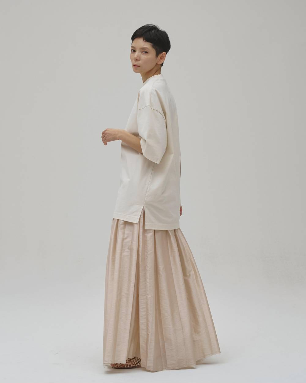 Silky Waist Shirring Skirt Silky Waist Shirring Skirt,シルキーウエストシャーリングスカート,12620802,シルキーシャーリングスカート,スカート,マキシスカート,ギャザースカート,ボトムス,todayful,トゥデイフル,lifes,吉田怜香,26aw