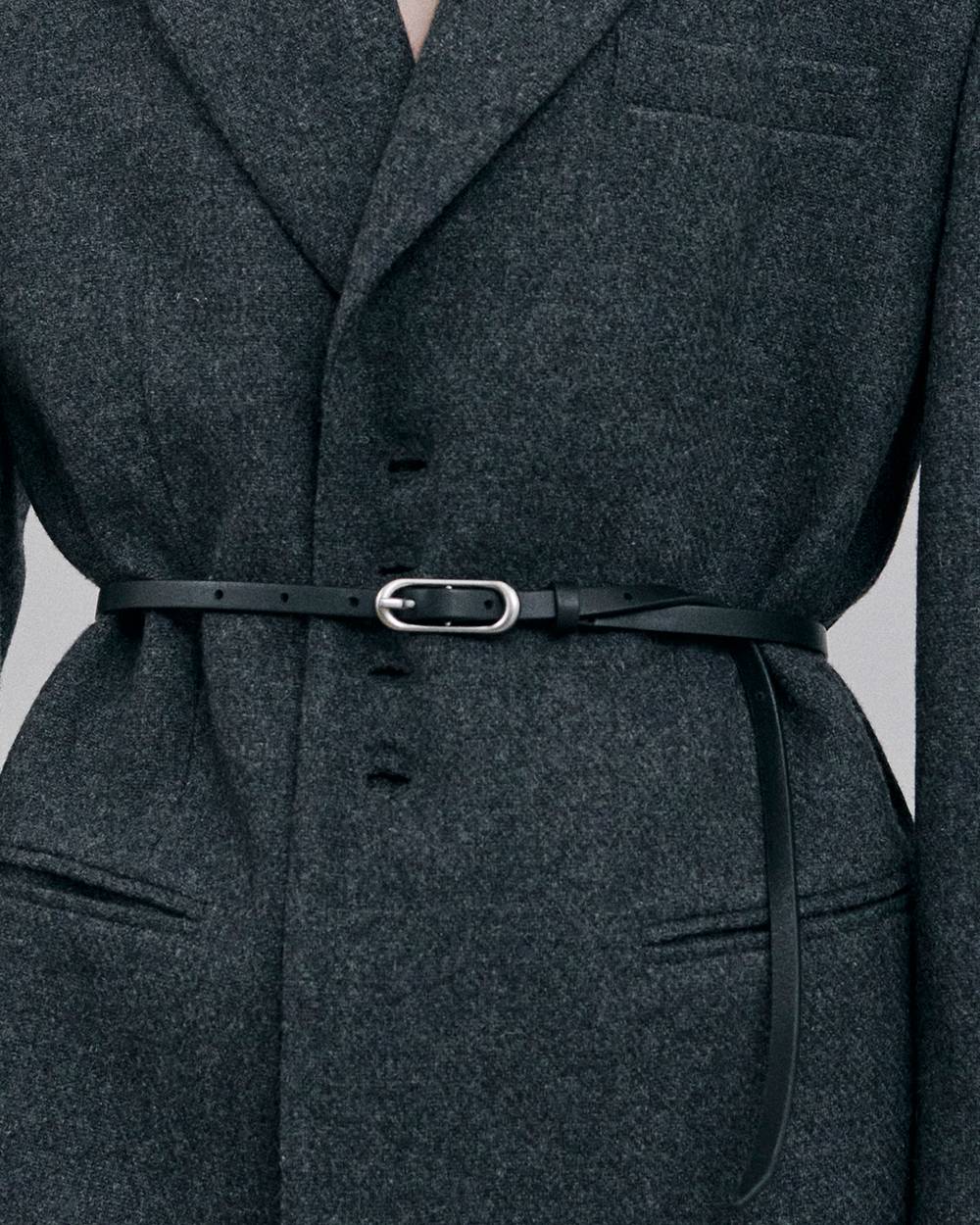 Oval Backle Narrow Belt Oval Backle Narrow Belt,オーバルバックルナローベルト,12621017,ベルト,バックルベルト,ナローベルト,レザーベルト,アクセサリー,todayful,トゥデイフル,lifes,吉田怜香,26aw