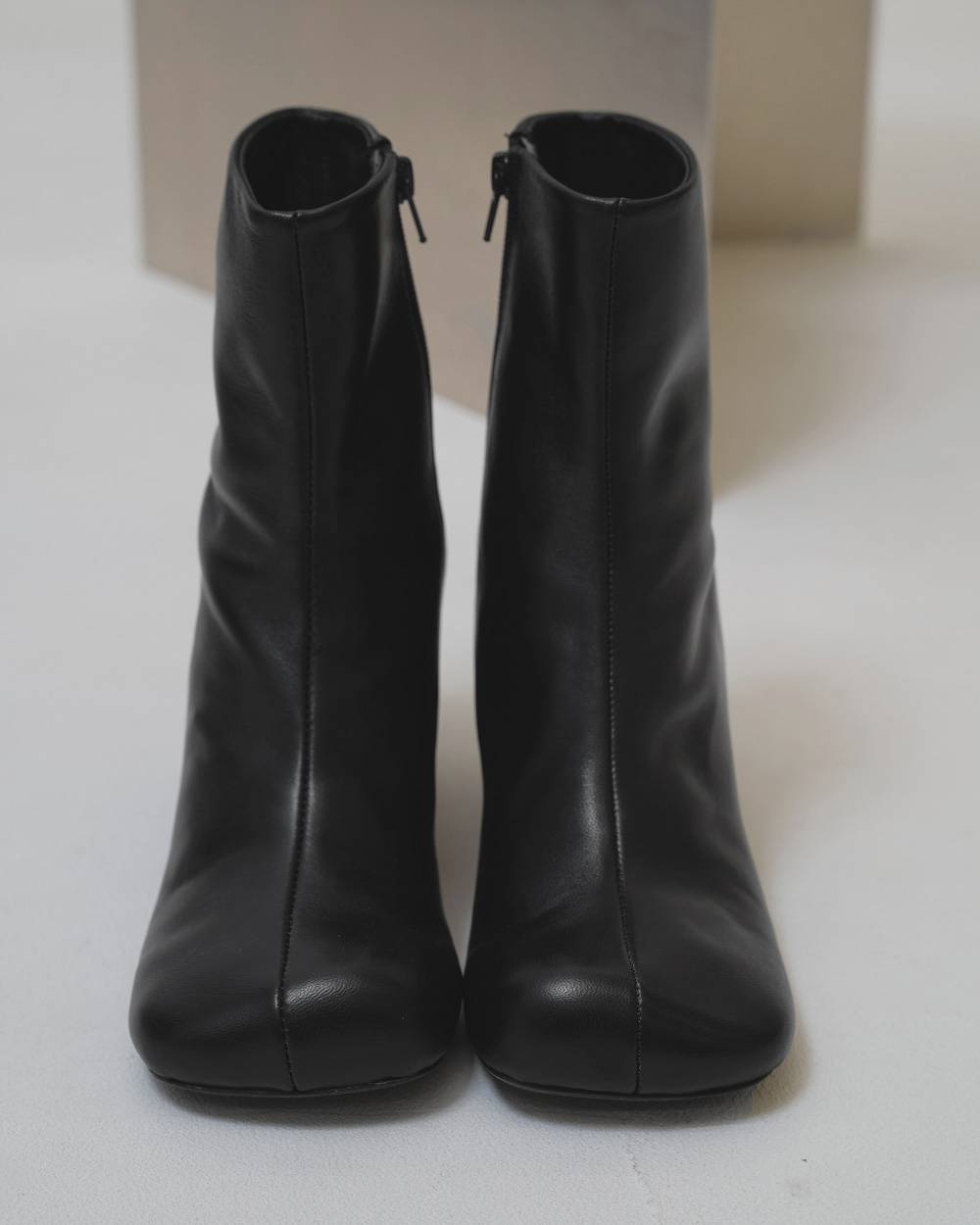 Square Leather Boots Square Leather Boots,スクエアレザーブーツ,12621020,ブーツ,レザーブーツ,スクエアブーツ,レザーシューズ,シューズ,靴,todayful,トゥデイフル,lifes,吉田怜香,26aw