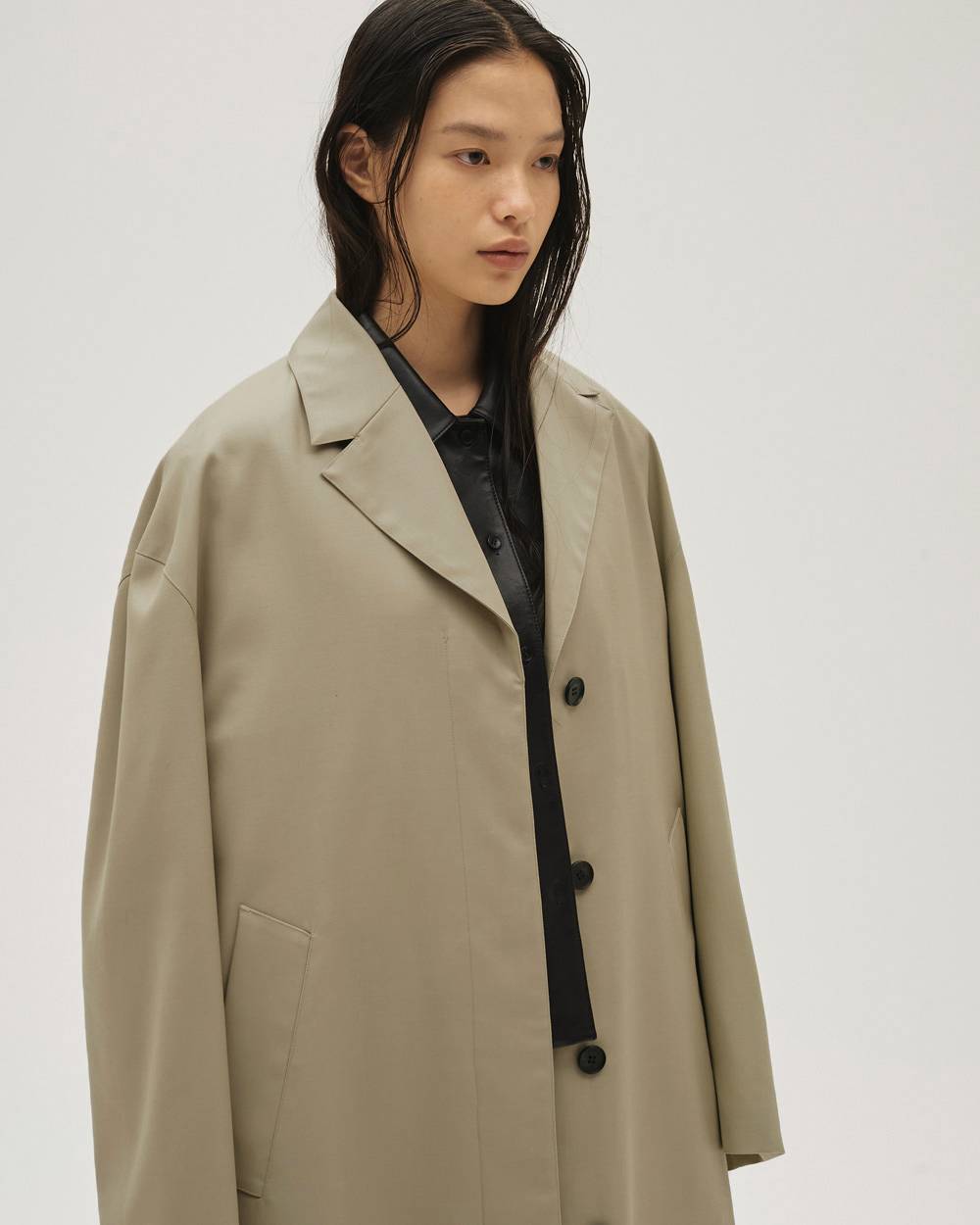Wool100% Spring Coat Wool100% Spring Coat,ウール100%スプリングコート,12710002,ウール100%,スプリングコート,コート,100%ウール,アウター,todayful,トゥデイフル,lifes,吉田怜香,27ss