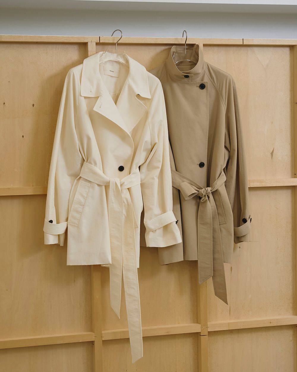 Spring Short Trench Spring Short Trench,スプリングショートトレンチ,12710003,スプリングトレンチ,トレンチコート,ショートトレンチ,コート,アウター,todayful,トゥデイフル,lifes,吉田怜香,27ss