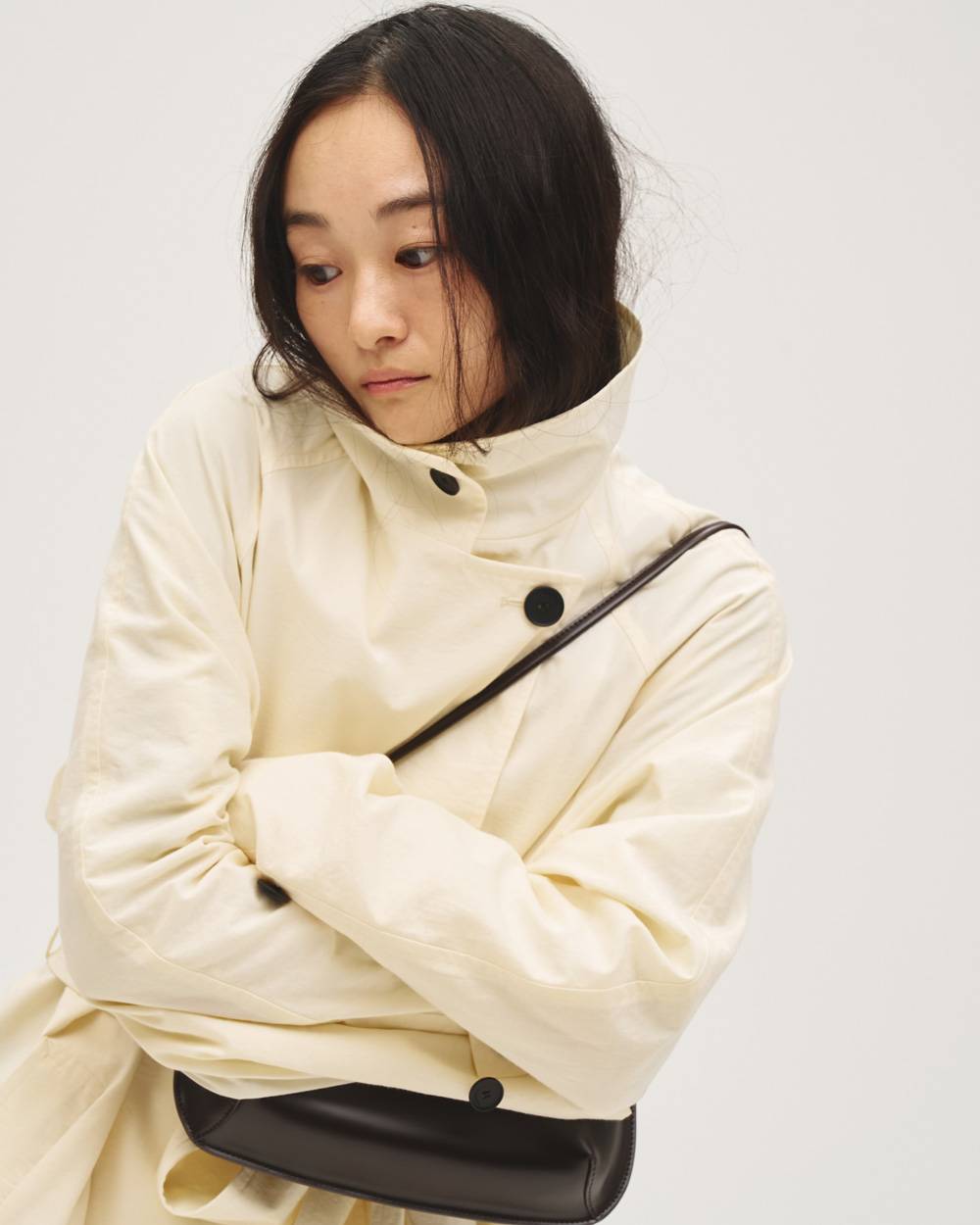 Spring Short Trench Spring Short Trench,スプリングショートトレンチ,12710003,スプリングトレンチ,トレンチコート,ショートトレンチ,コート,アウター,todayful,トゥデイフル,lifes,吉田怜香,27ss