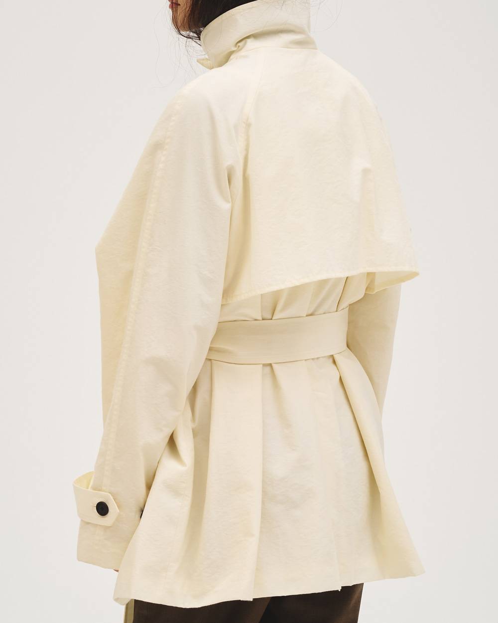 Spring Short Trench Spring Short Trench,スプリングショートトレンチ,12710003,スプリングトレンチ,トレンチコート,ショートトレンチ,コート,アウター,todayful,トゥデイフル,lifes,吉田怜香,27ss