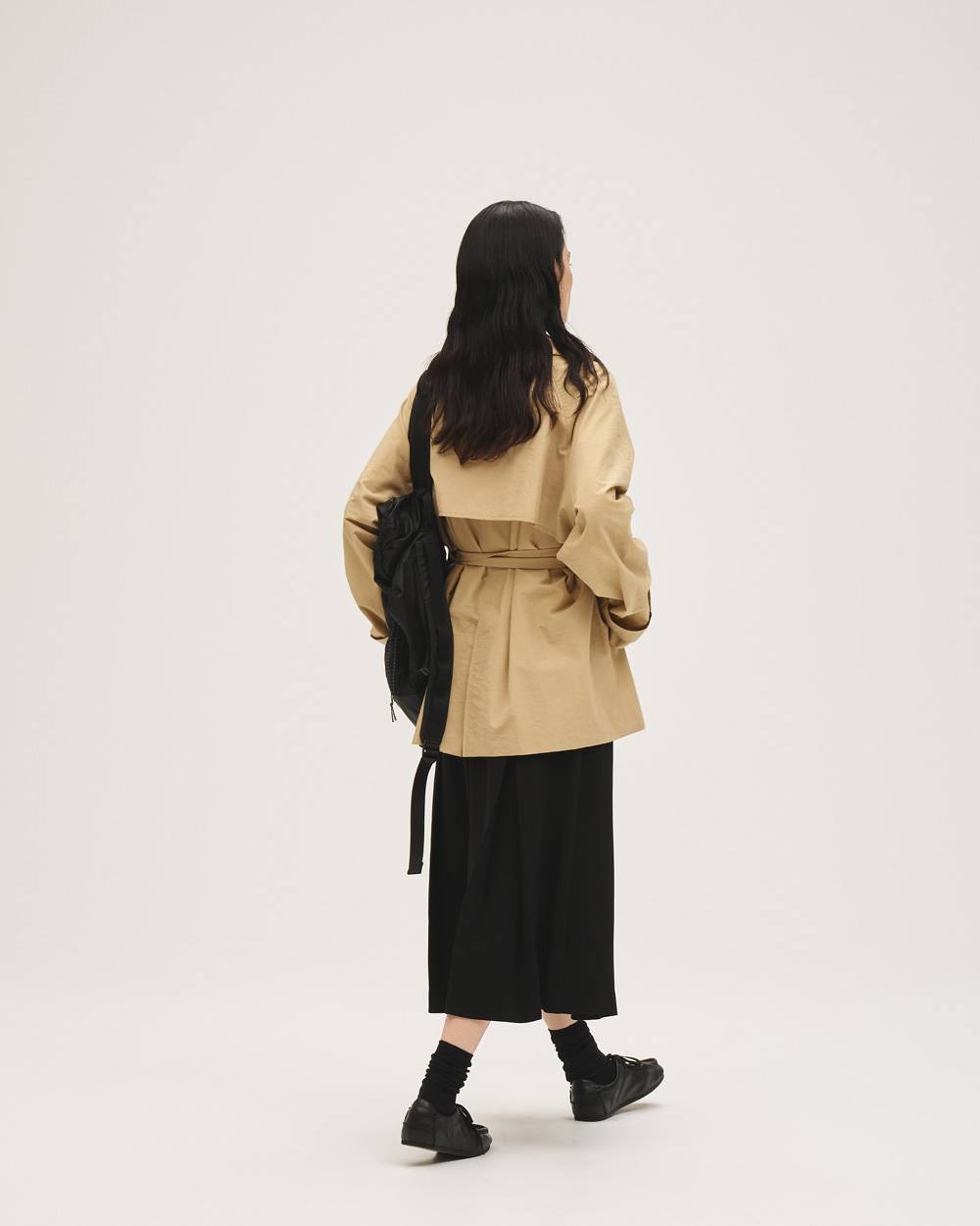 Spring Short Trench Spring Short Trench,スプリングショートトレンチ,12710003,スプリングトレンチ,トレンチコート,ショートトレンチ,コート,アウター,todayful,トゥデイフル,lifes,吉田怜香,27ss