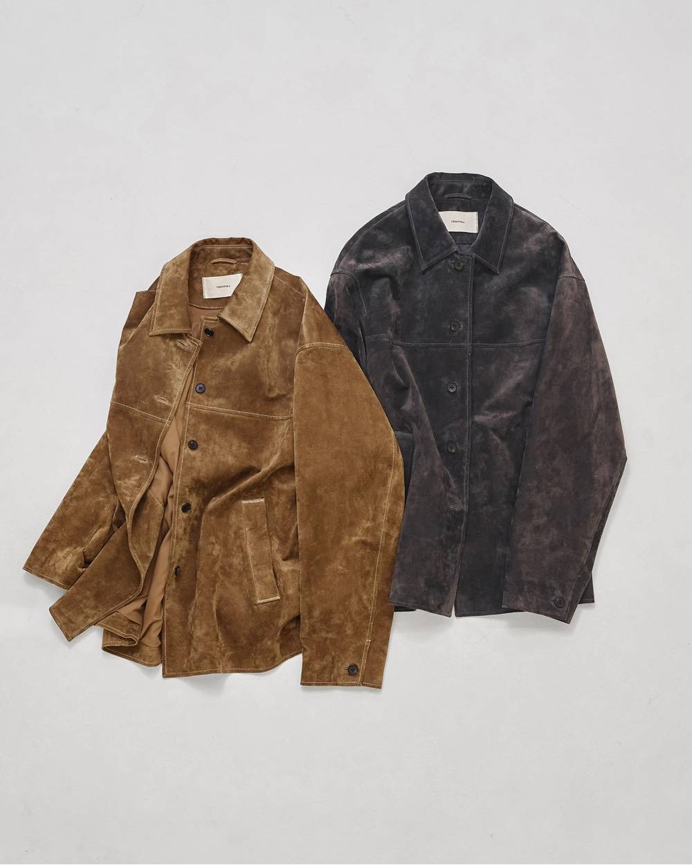 Suede Soutiencollar Jacket