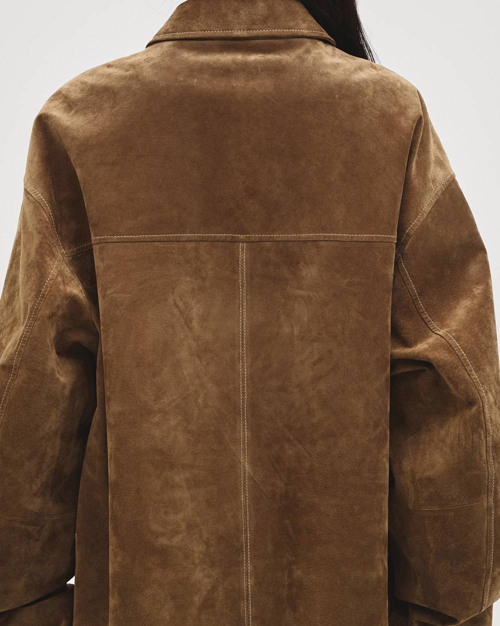 Suede Soutiencollar Jacket