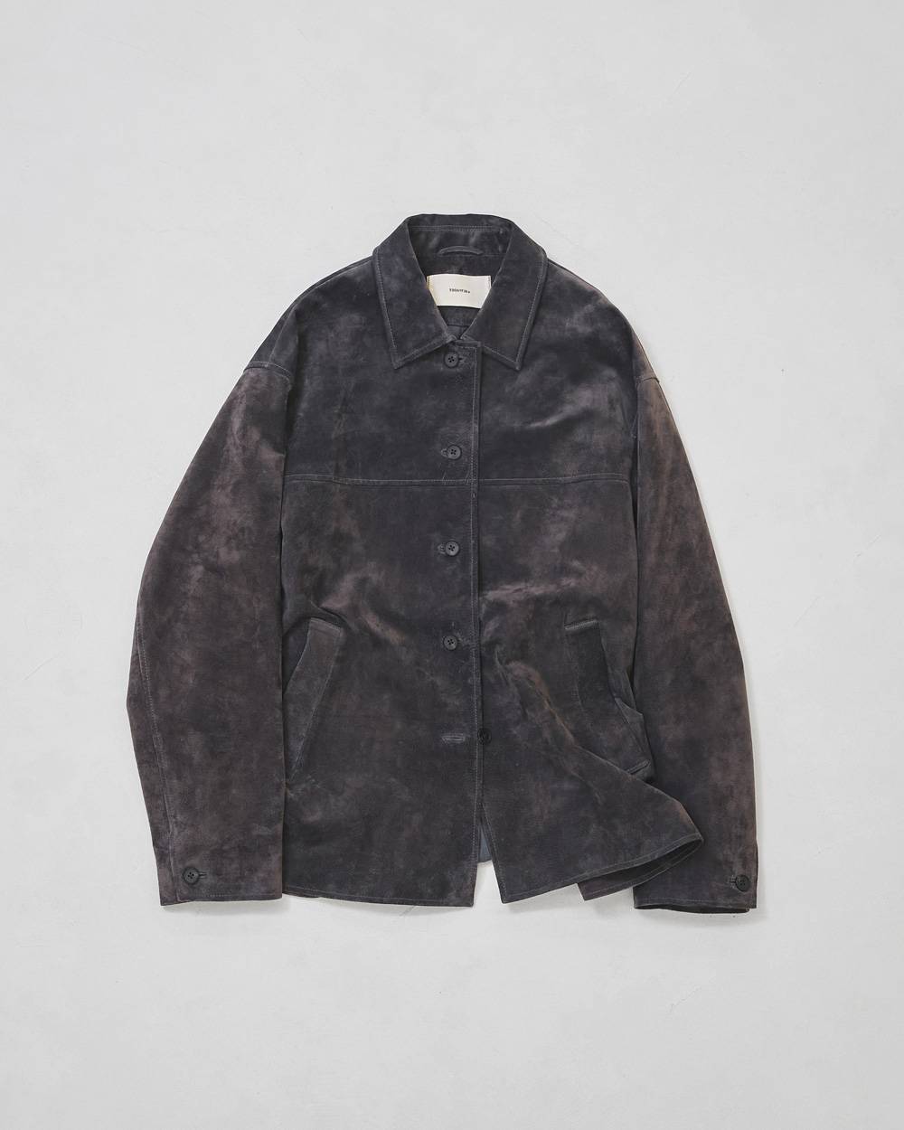 Suede Soutiencollar Jacket
