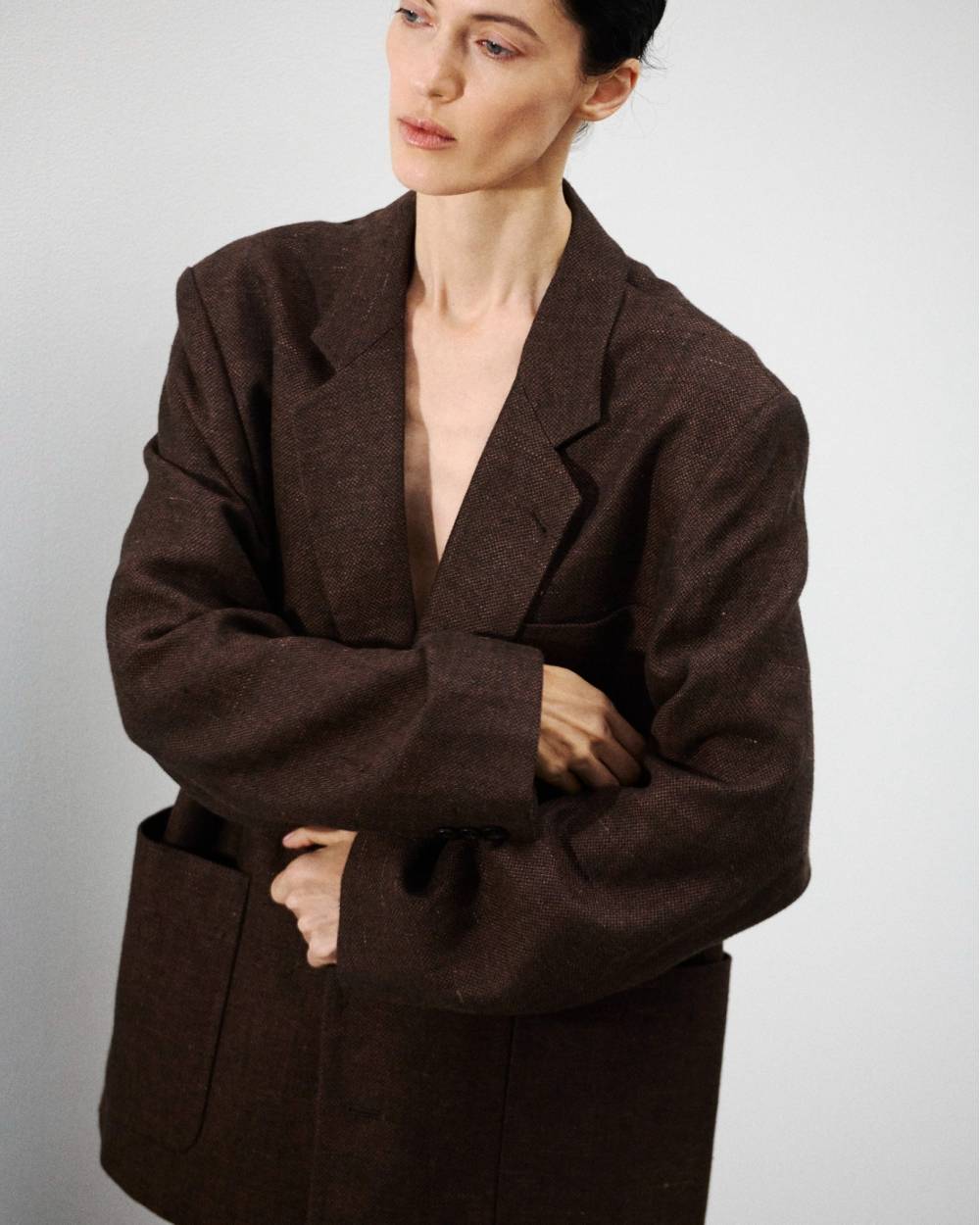 Boyfriend Linen Jacket Boyfriend Linen Jacket,ボーイフレンドリネンジャケット,12710102,ボーイフレンドジャケット,リネンジャケット,オーバージャケット,アウター,ジャケットtodayful,トゥデイフル,lifes,吉田怜香,27ss