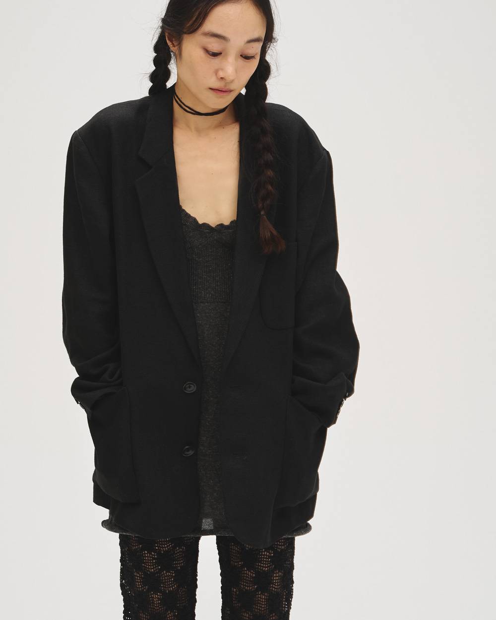 Boyfriend Linen Jacket Boyfriend Linen Jacket,ボーイフレンドリネンジャケット,12710102,ボーイフレンドジャケット,リネンジャケット,オーバージャケット,アウター,ジャケットtodayful,トゥデイフル,lifes,吉田怜香,27ss