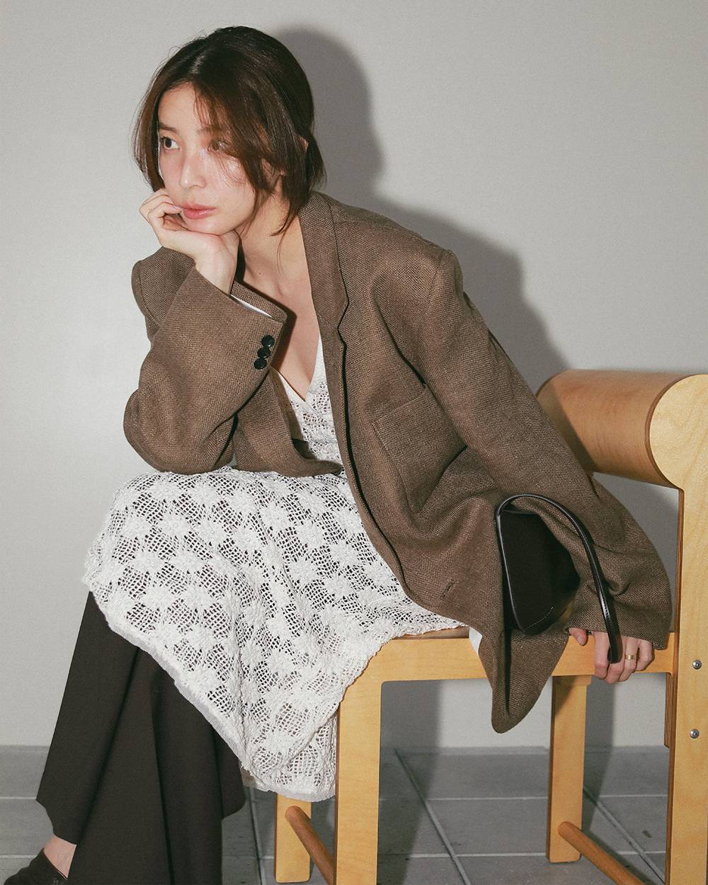Boyfriend Linen Jacket Boyfriend Linen Jacket,ボーイフレンドリネンジャケット,12710102,ボーイフレンドジャケット,リネンジャケット,オーバージャケット,アウター,ジャケットtodayful,トゥデイフル,lifes,吉田怜香,27ss