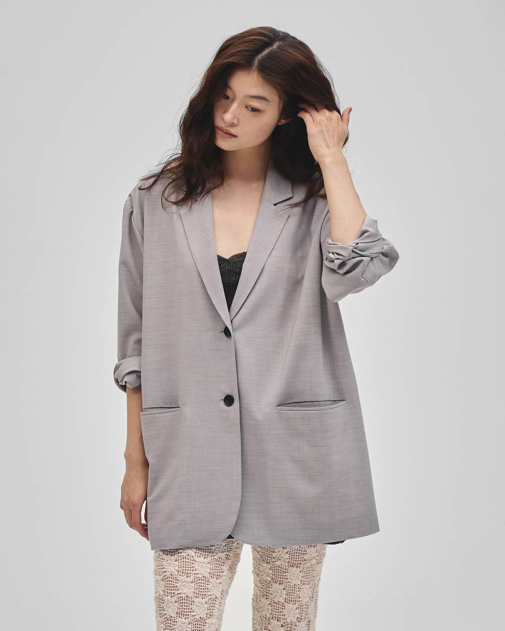 Twill Rough Jacket Twill Rough Jacket,ツイルラフジャケット,12710103,ツイルジャケット,ジャケット,ラフジャケット,スプリングジャケット,アウター,todayful,トゥデイフル,lifes,吉田怜香,27ss