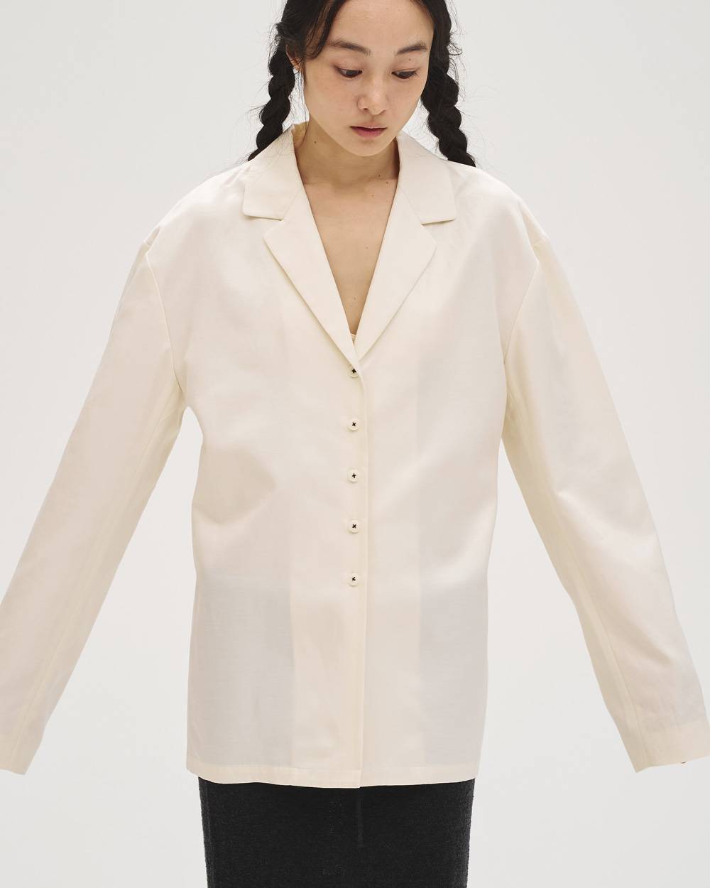 Satin Shirts Jacket Satin Shirts Jacket,サテンシャツジャケット,12710104,シャツジャケット,サテンジャケット,ジャケット,アウター,todayful,トゥデイフル,lifes,吉田怜香,27ss