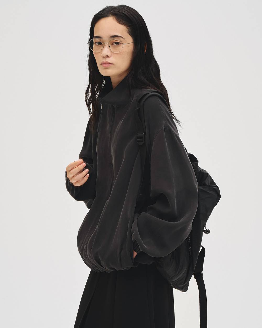 Silky Zip Blouson Silky Zip Blouson,シルキージップブルゾン,12710203,ジップブルゾン,シルキーブルゾン,ブルゾン,アウター,todayful,トゥデイフル,lifes,吉田怜香,27ss