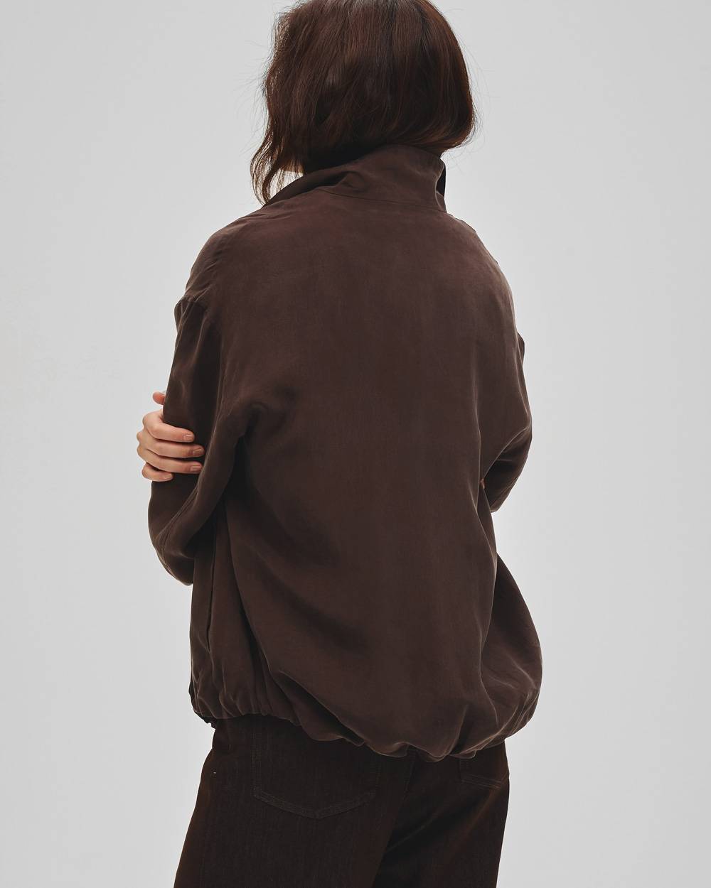 Silky Zip Blouson Silky Zip Blouson,シルキージップブルゾン,12710203,ジップブルゾン,シルキーブルゾン,ブルゾン,アウター,todayful,トゥデイフル,lifes,吉田怜香,27ss