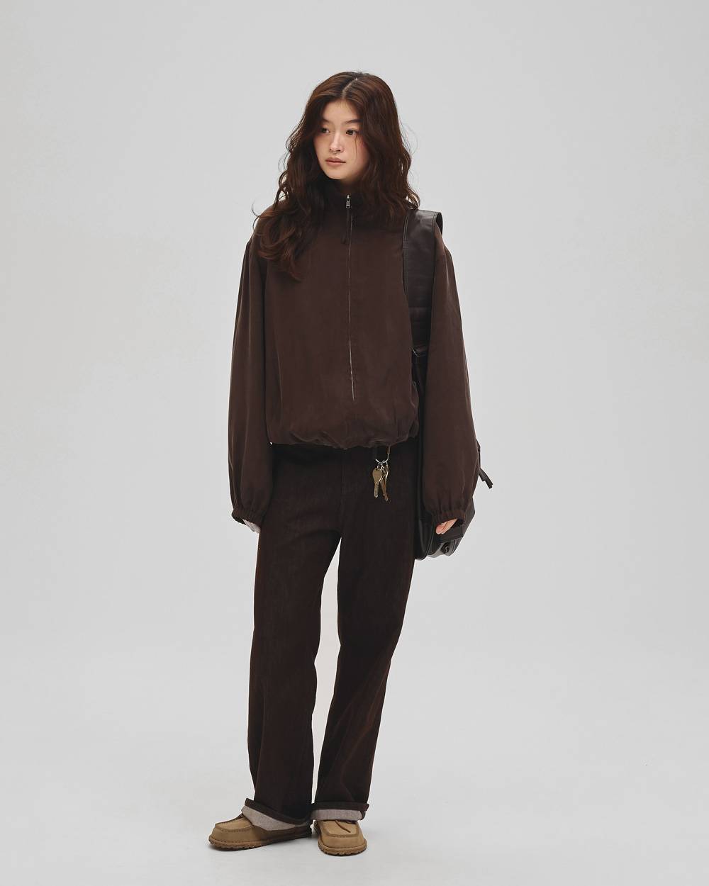 Silky Zip Blouson Silky Zip Blouson,シルキージップブルゾン,12710203,ジップブルゾン,シルキーブルゾン,ブルゾン,アウター,todayful,トゥデイフル,lifes,吉田怜香,27ss