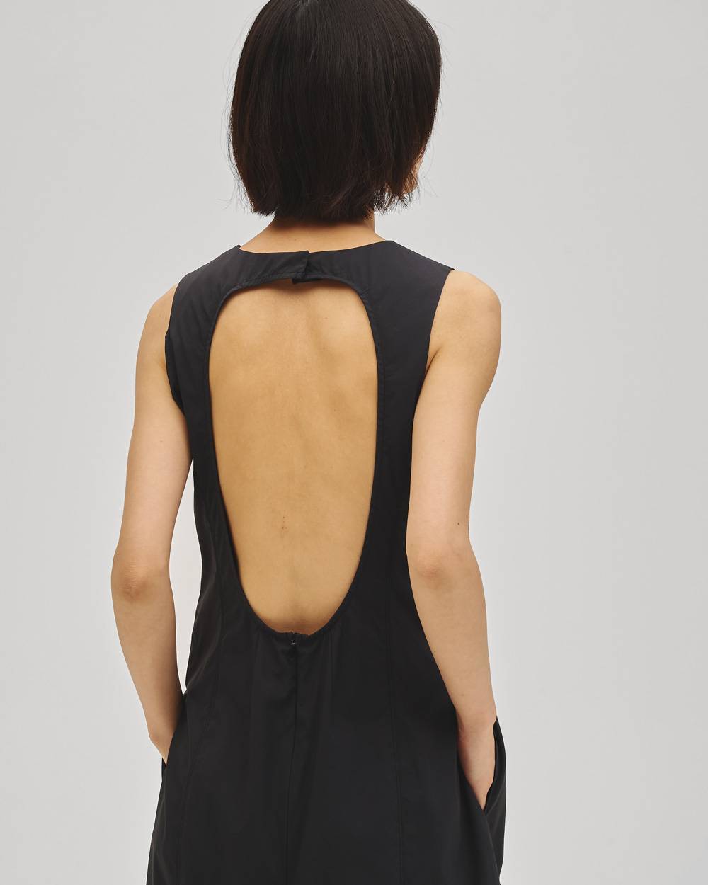 Backopen Nylon Dress Backopen Nylon Dress,バックオープンナイロンドレス,12710303,バックオープンドレス,ナイロンドレス,ドレス,ワンピース,todayful,トゥデイフル,lifes,吉田怜香,27ss