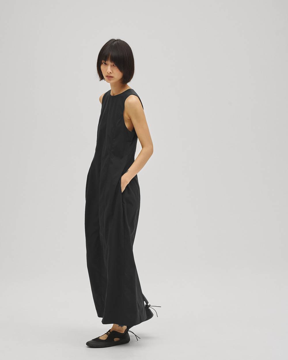 Backopen Nylon Dress Backopen Nylon Dress,バックオープンナイロンドレス,12710303,バックオープンドレス,ナイロンドレス,ドレス,ワンピース,todayful,トゥデイフル,lifes,吉田怜香,27ss
