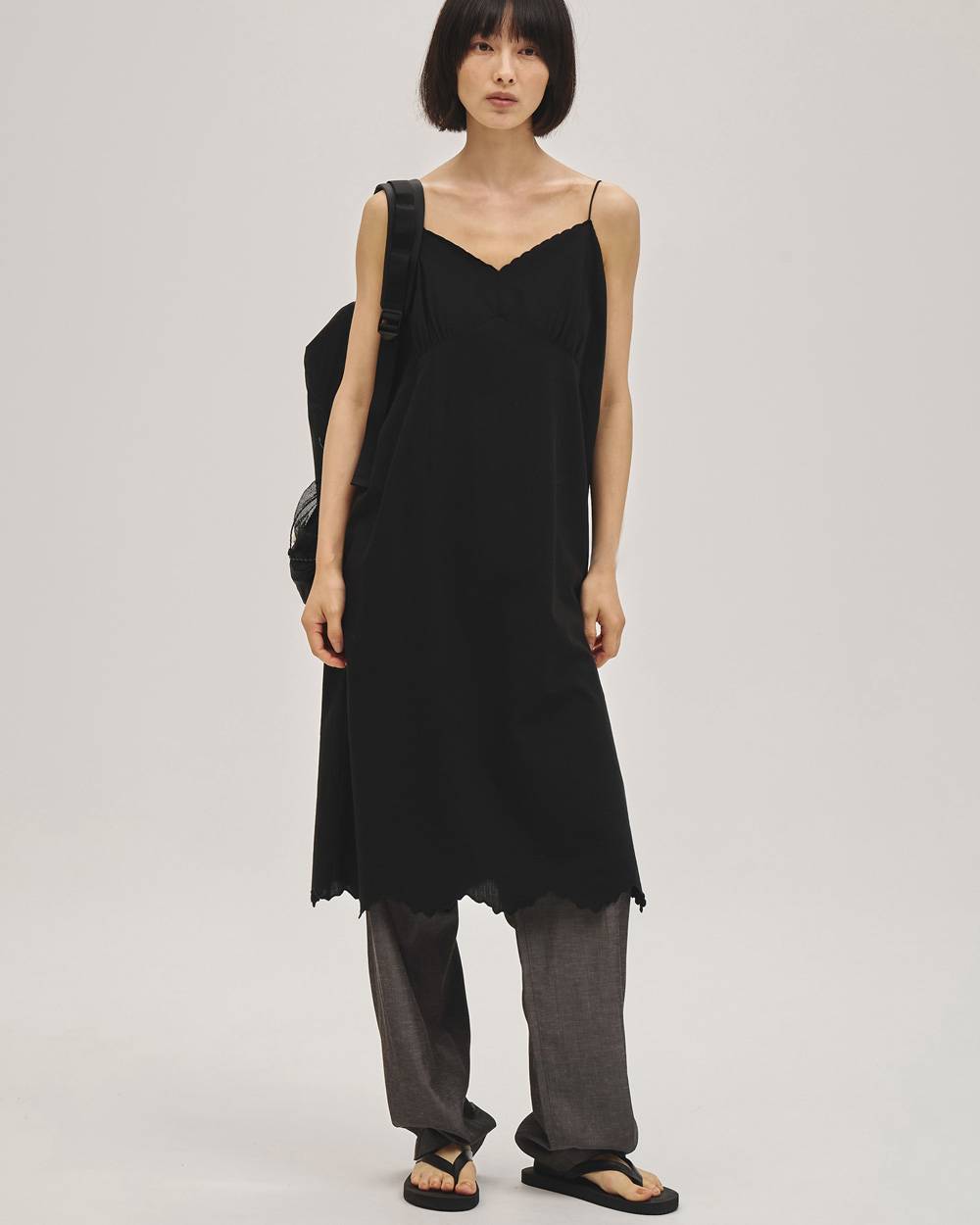 Cotton Scallop Dress Cotton Scallop Dress,コットンスカラップドレス,12710304,スカラップドレス,ドレス,ワンピース,コットンドレス,todayful,トゥデイフル,lifes,吉田怜香,27ss