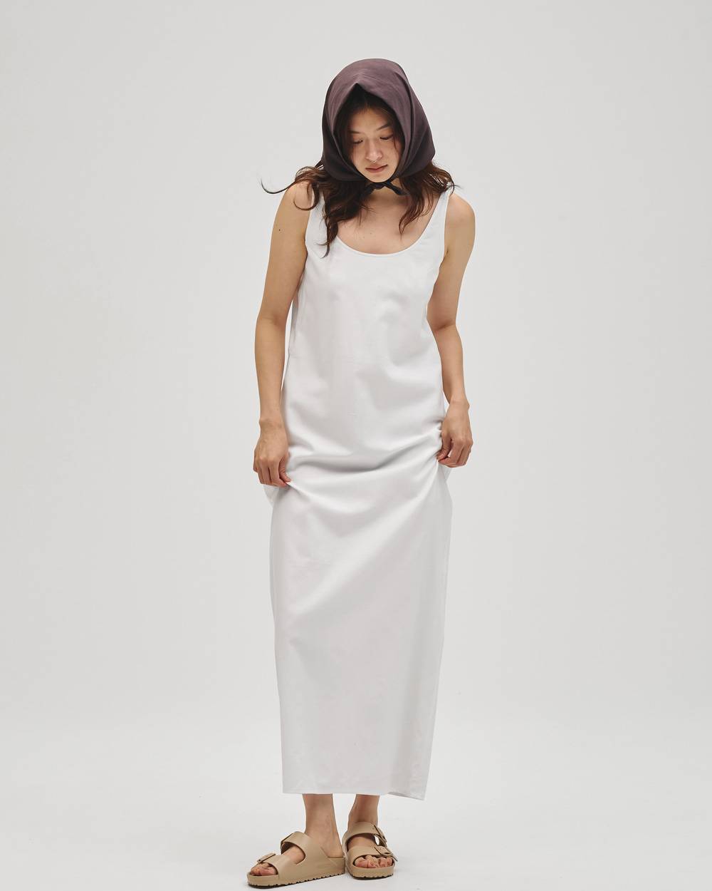 Uneck Cotton Dress Uneck Cotton Dress,ユーネックコットンドレス,12710310,ユーネックドレス,コットンドレス,ドレス,ワンピース,todayful,トゥデイフル,lifes,吉田怜香,27ss