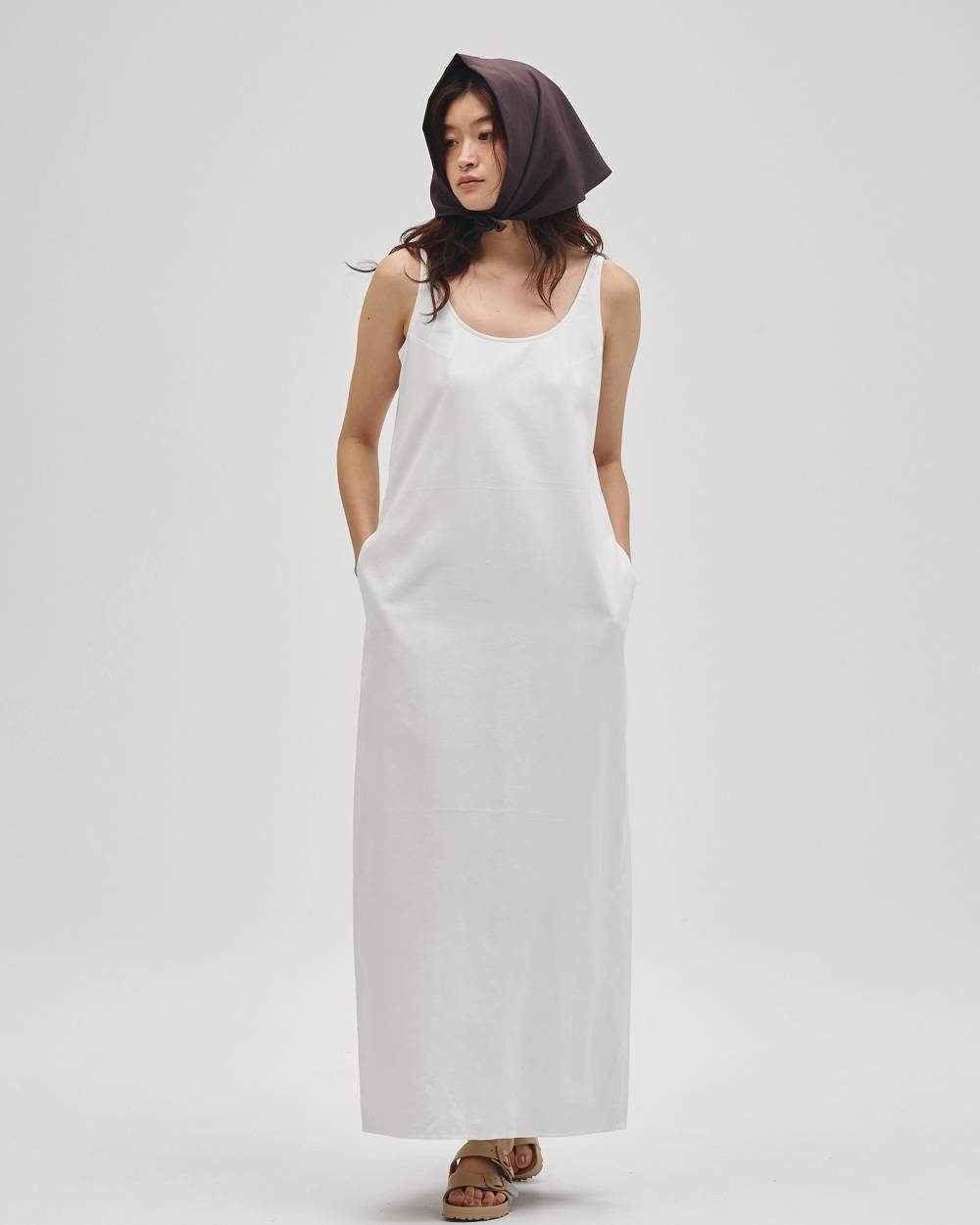 Uneck Cotton Dress Uneck Cotton Dress,ユーネックコットンドレス,12710310,ユーネックドレス,コットンドレス,ドレス,ワンピース,todayful,トゥデイフル,lifes,吉田怜香,27ss