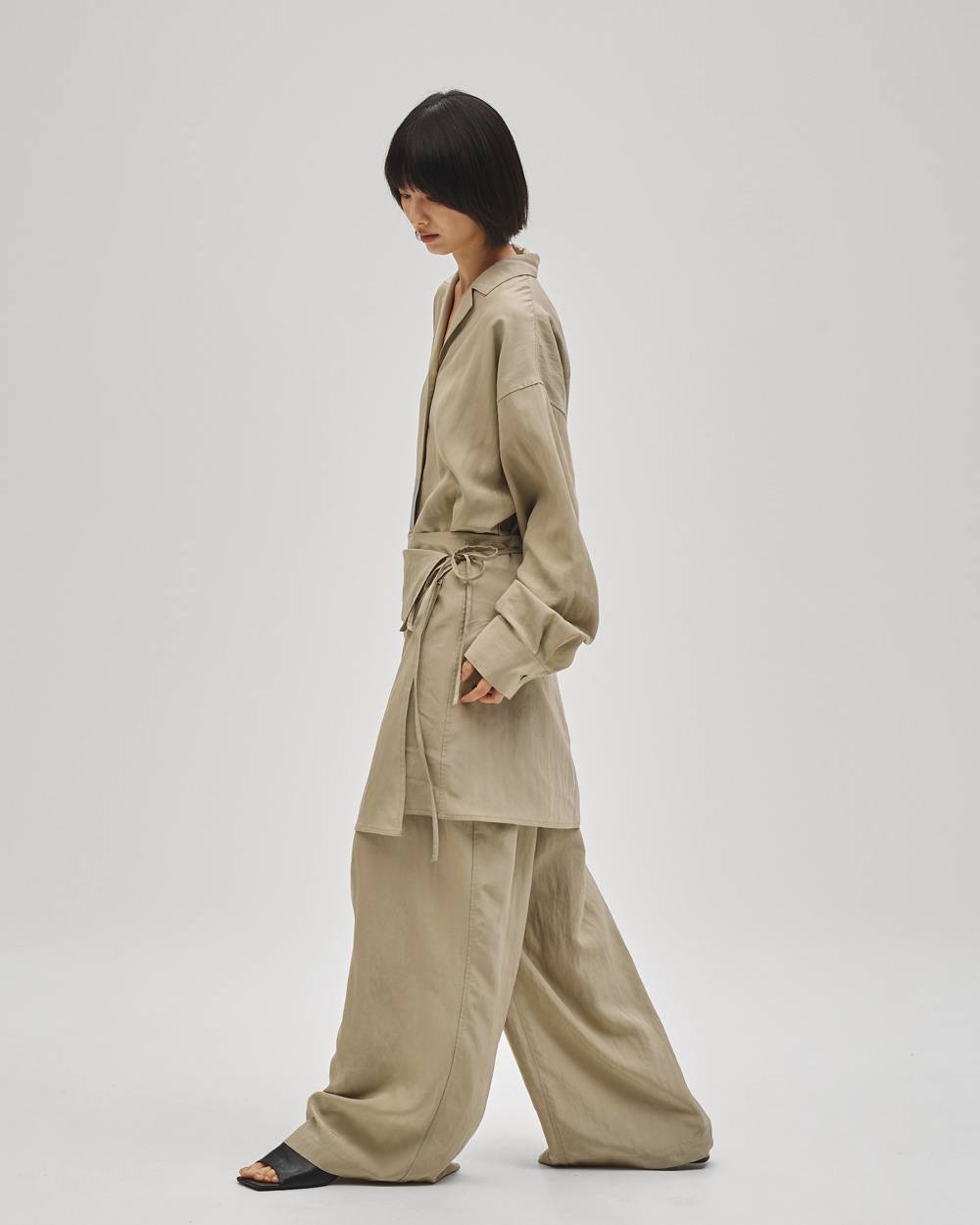 Wrap Shirts Combinaison Wrap Shirts Combinaison,ラップシャツコンビネゾン,12710313,コンビネゾン,シャツコンビネゾン,ラップコンビネゾン,ボトムス,オールインワン,todayful,トゥデイフル,lifes,吉田怜香,27ss
