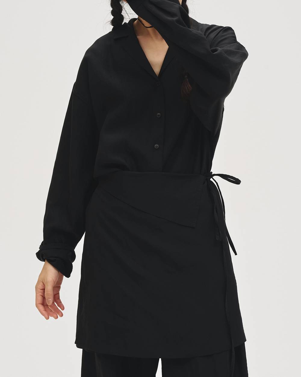 Wrap Shirts Combinaison Wrap Shirts Combinaison,ラップシャツコンビネゾン,12710313,コンビネゾン,シャツコンビネゾン,ラップコンビネゾン,ボトムス,オールインワン,todayful,トゥデイフル,lifes,吉田怜香,27ss