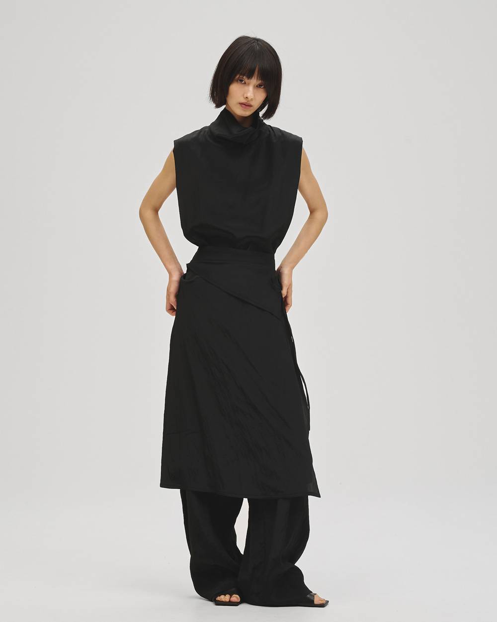 Turtleneck Wrap Combinaison Turtleneck Wrap Combinaison,タートルネックラップコンビネゾン,12710314,ラップコンビネゾン,タートルネックコンビネゾン,コンビネゾン,ボトムス,todayful,トゥデイフル,lifes,吉田怜香,27ss