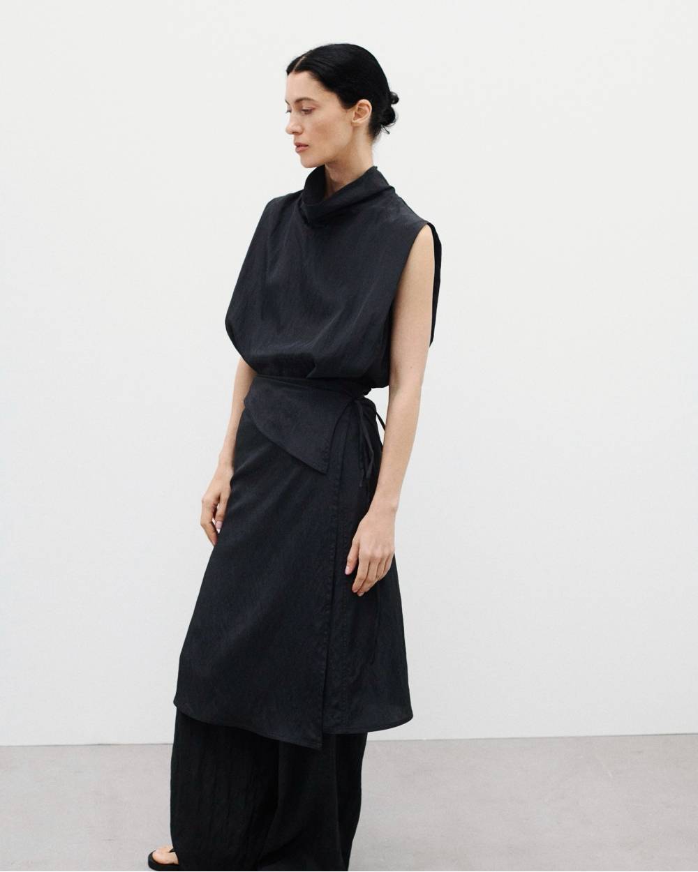 Turtleneck Wrap Combinaison Turtleneck Wrap Combinaison,タートルネックラップコンビネゾン,12710314,ラップコンビネゾン,タートルネックコンビネゾン,コンビネゾン,ボトムス,todayful,トゥデイフル,lifes,吉田怜香,27ss