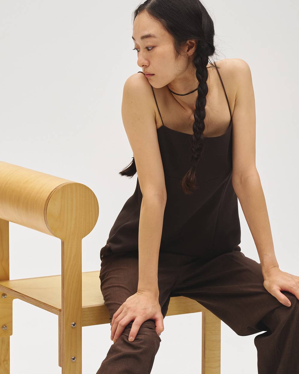Twill Bare Camisole Twill Bare Camisole,ツイルベアキャミソール,12710710,ベアキャミソール,ツイルキャミソール,キャミソール,トップス,todayful,トゥデイフル,lifes,吉田怜香,27ss