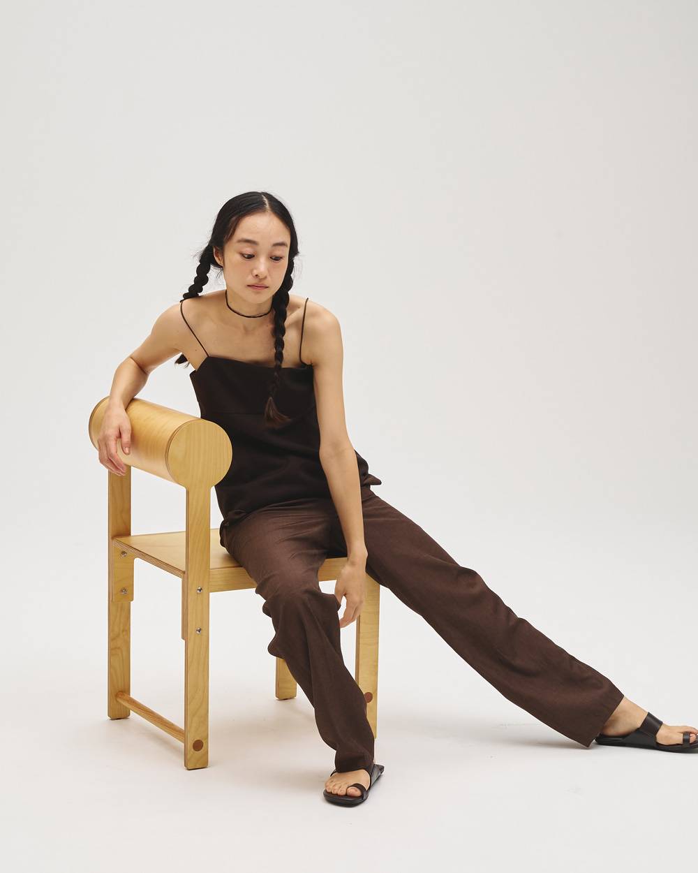 Twill Bare Camisole Twill Bare Camisole,ツイルベアキャミソール,12710710,ベアキャミソール,ツイルキャミソール,キャミソール,トップス,todayful,トゥデイフル,lifes,吉田怜香,27ss