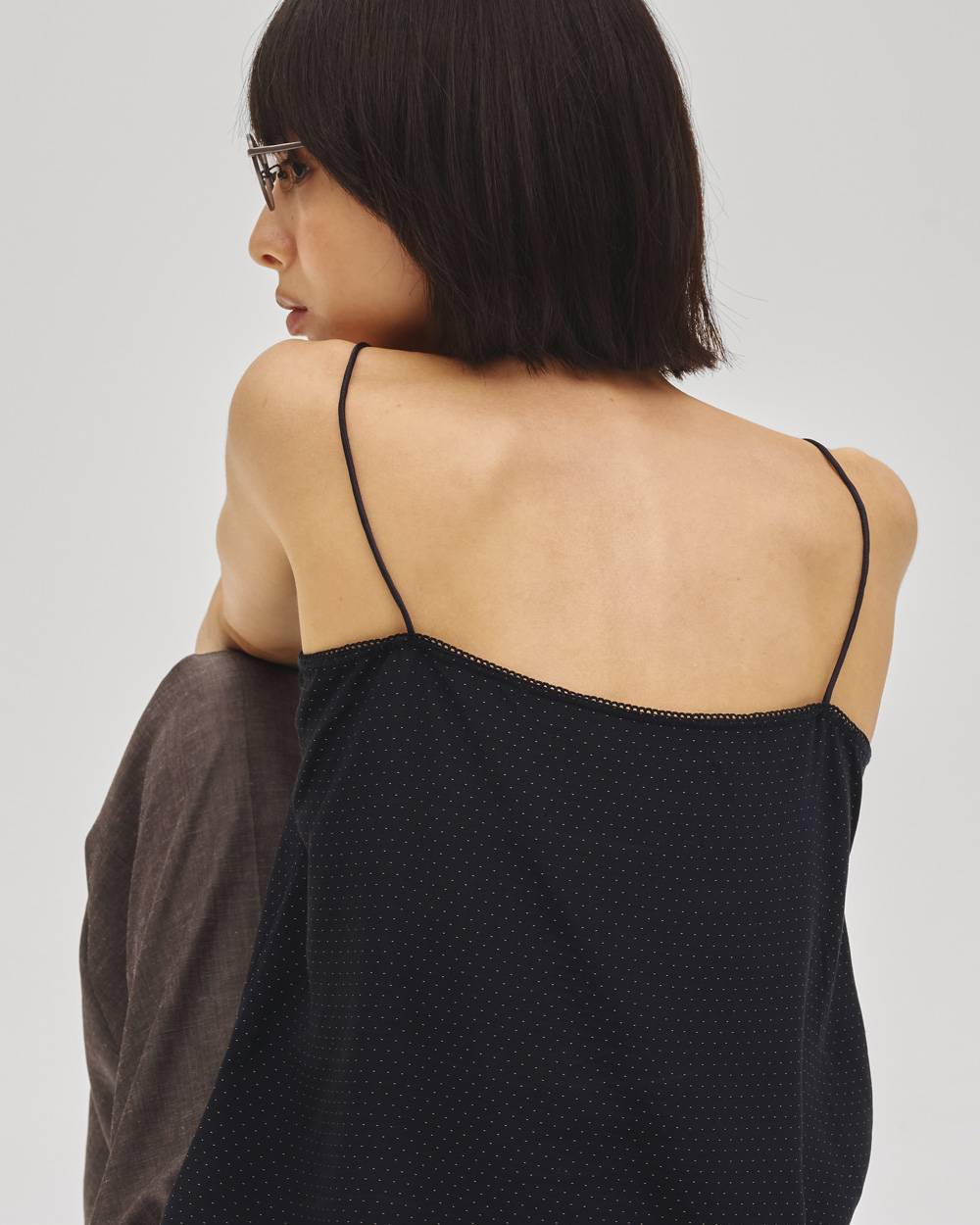 Dot Jacquard Camisole Dot Jacquard Camisole,ドットジャカードキャミソール,12710416,ドットキャミソール,ジャカードキャミソール,キャミソール,トップス,todayful,トゥデイフル,lifes,吉田怜香,27ss