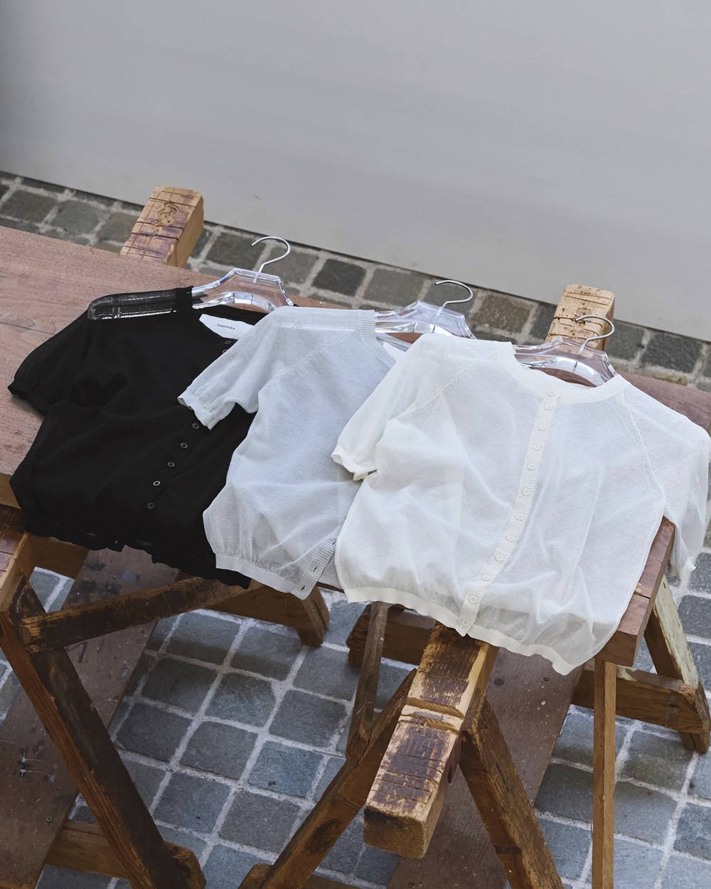 Sheer Knit Cardigan Sheer Knit Cardigan,シアーニットカーディガン,12710507,ニットカーディガン,シアーカーディガン,カーディガン,シアーニット,ニットトップ,todayful,トゥデイフル,lifes,吉田怜香,27ss