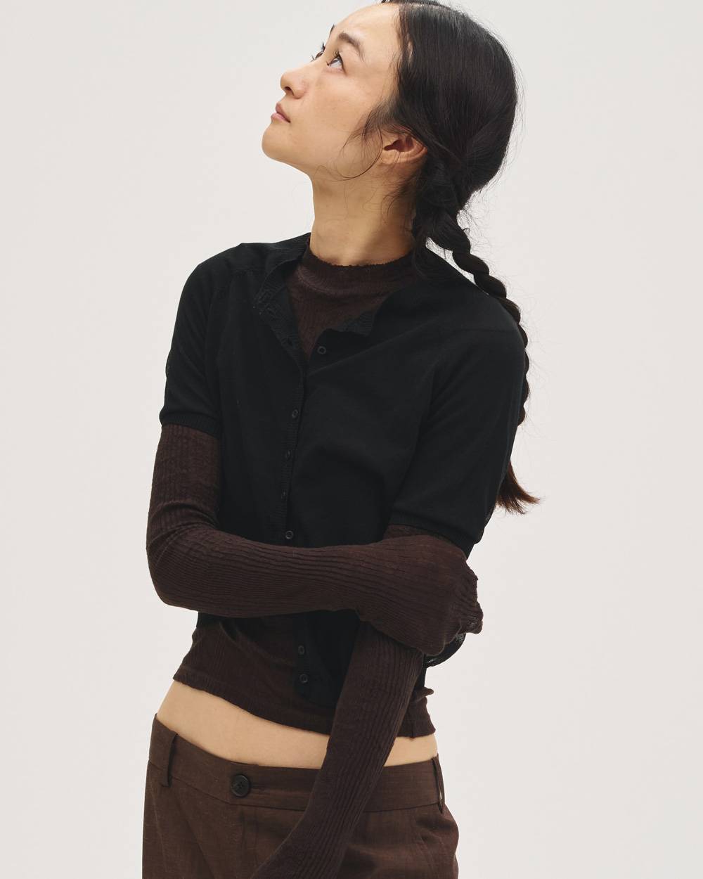 Sheer Knit Cardigan Sheer Knit Cardigan,シアーニットカーディガン,12710507,ニットカーディガン,シアーカーディガン,カーディガン,シアーニット,ニットトップ,todayful,トゥデイフル,lifes,吉田怜香,27ss