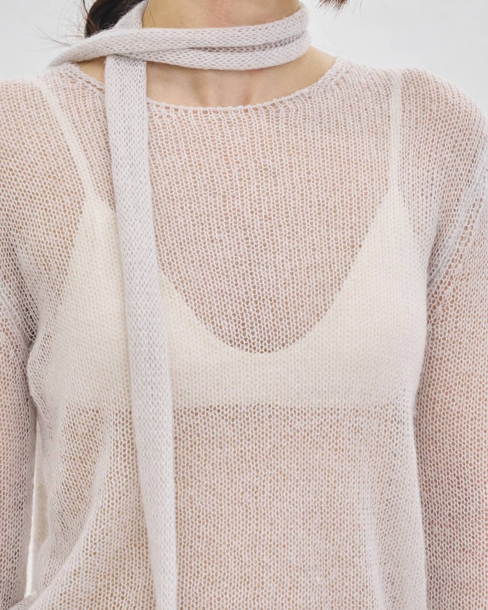 Mohair Tie Knit Mohair Tie Knit,モヘアタイニット,12710516,モヘア,ニット,タイニット,ニットトップス,モヘアトップ,todayful,トゥデイフル,lifes,吉田怜香,27ss