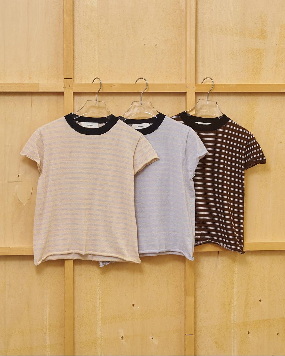 Border Compact Knit Border Compact Knit,ボーダーコンパクトニット,12710518,ボーダーニット,コンパクトニット,ボーダーニットTシャツ,ニットシャツ,todayful,トゥデイフル,lifes,吉田怜香,27ss