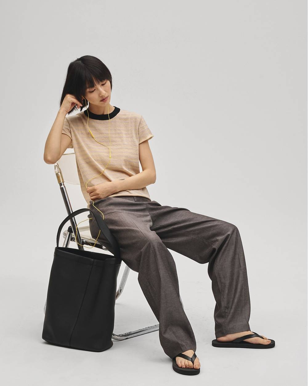Border Compact Knit Border Compact Knit,ボーダーコンパクトニット,12710518,ボーダーニット,コンパクトニット,ボーダーニットTシャツ,ニットシャツ,todayful,トゥデイフル,lifes,吉田怜香,27ss