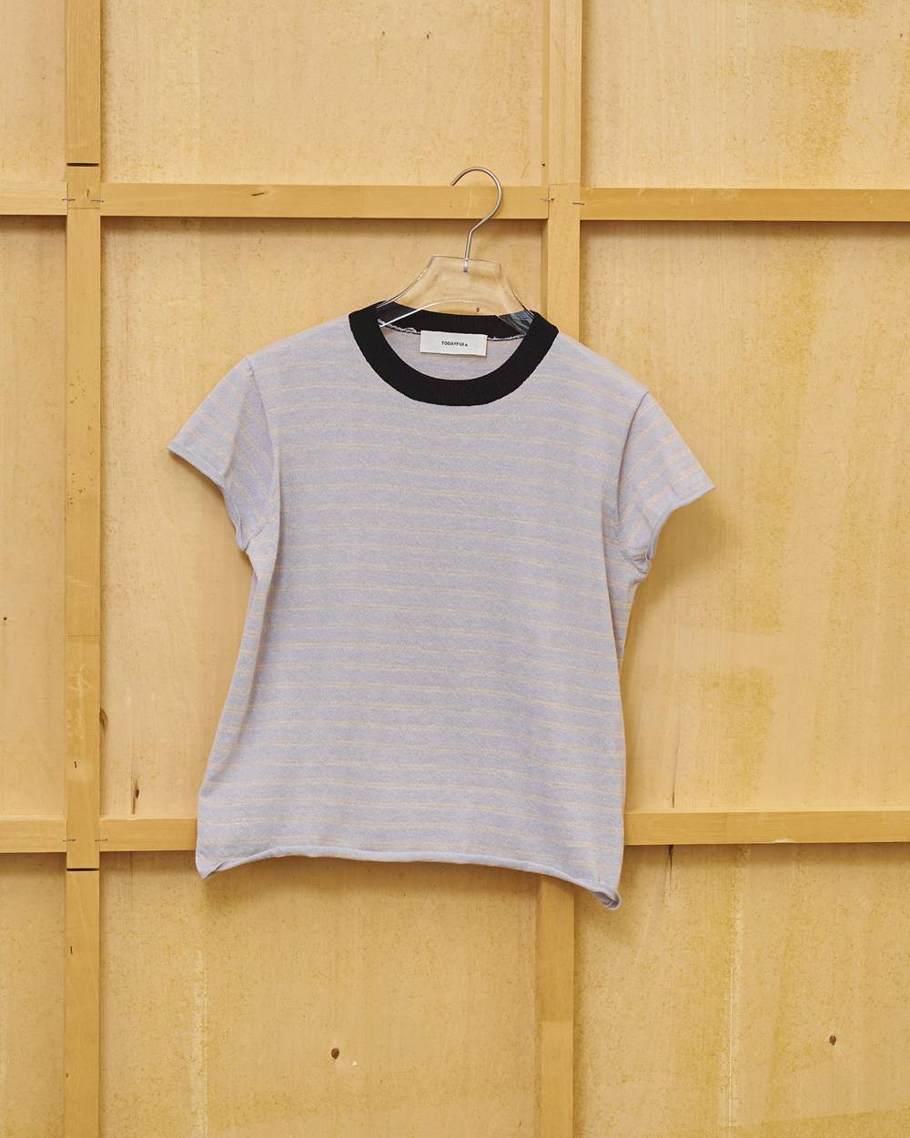 Border Compact Knit Border Compact Knit,ボーダーコンパクトニット,12710518,ボーダーニット,コンパクトニット,ボーダーニットTシャツ,ニットシャツ,todayful,トゥデイフル,lifes,吉田怜香,27ss