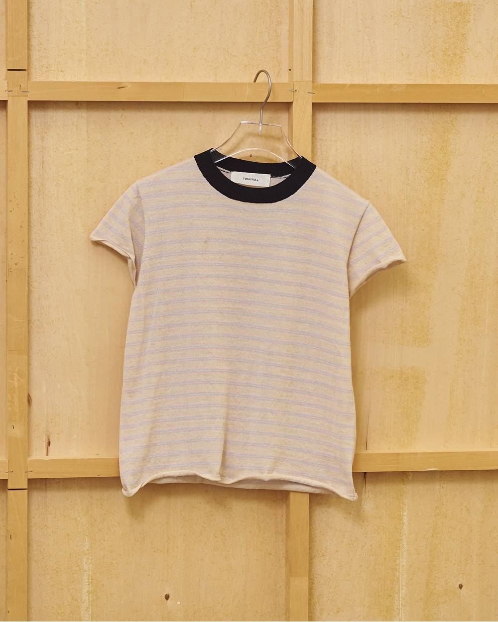 Border Compact Knit Border Compact Knit,ボーダーコンパクトニット,12710518,ボーダーニット,コンパクトニット,ボーダーニットTシャツ,ニットシャツ,todayful,トゥデイフル,lifes,吉田怜香,27ss